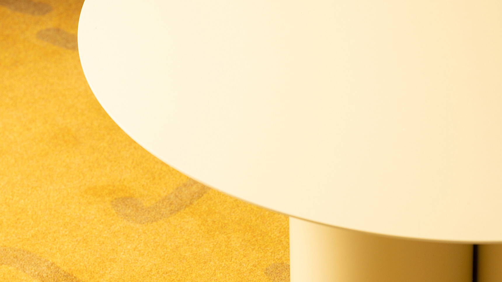 Deadgood Chonk Coffee Table Yellow Finish Detail Image