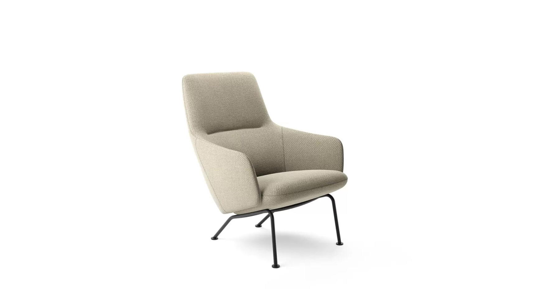 Modus Balance Low Back Lounge Chair Front Quarter Angle Family Image