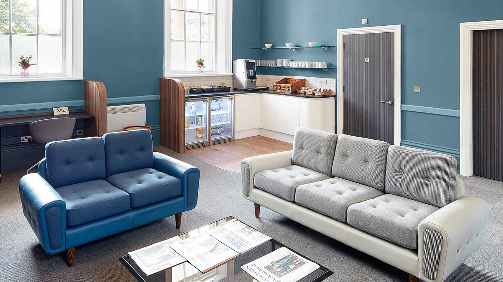 Deadgood Harvey Sofa 2 Person With Three Person Sofa In Situ