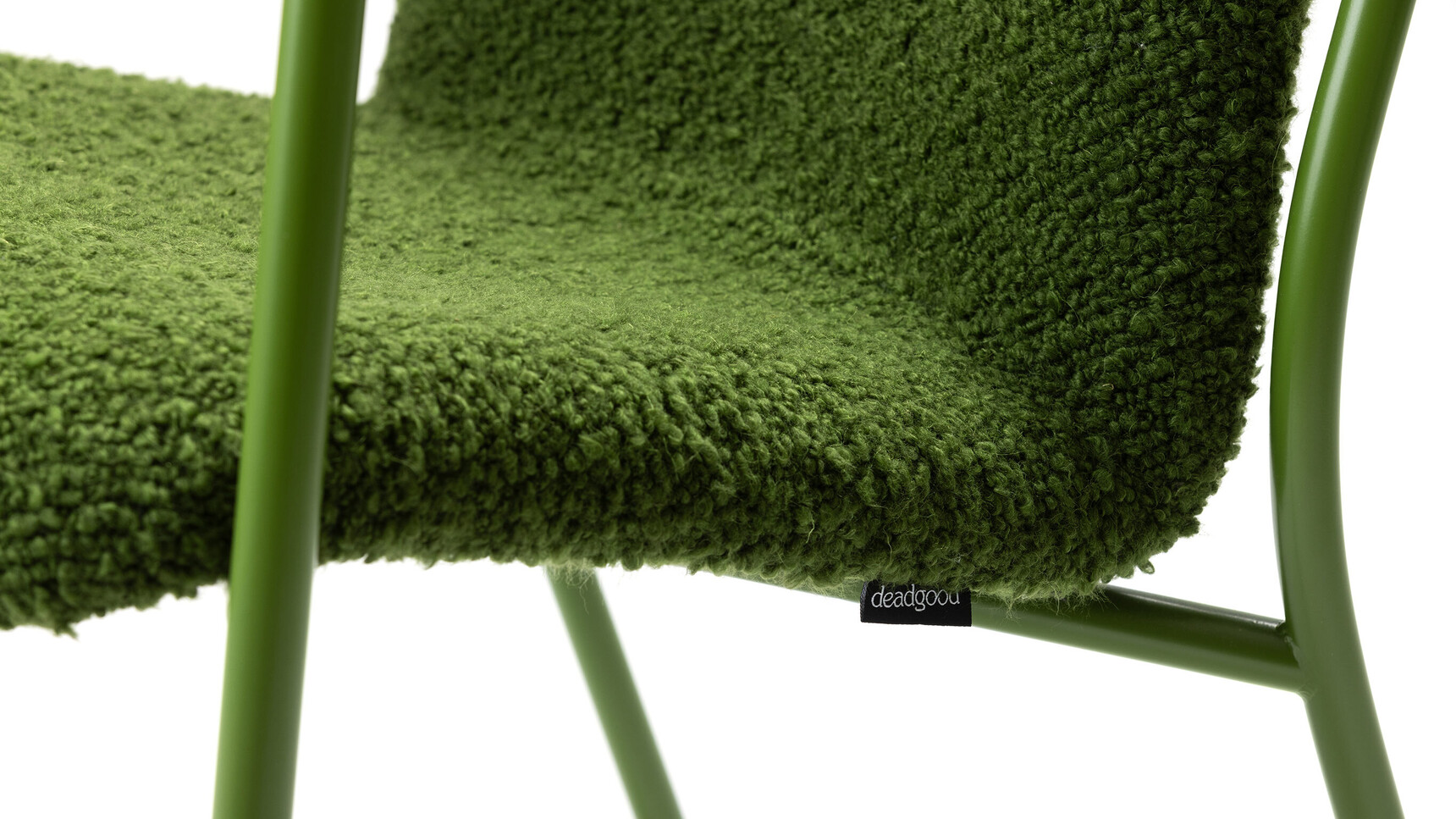 Deadgood Hug Soft Lounge Green Upholstery Detail Image Of Frame