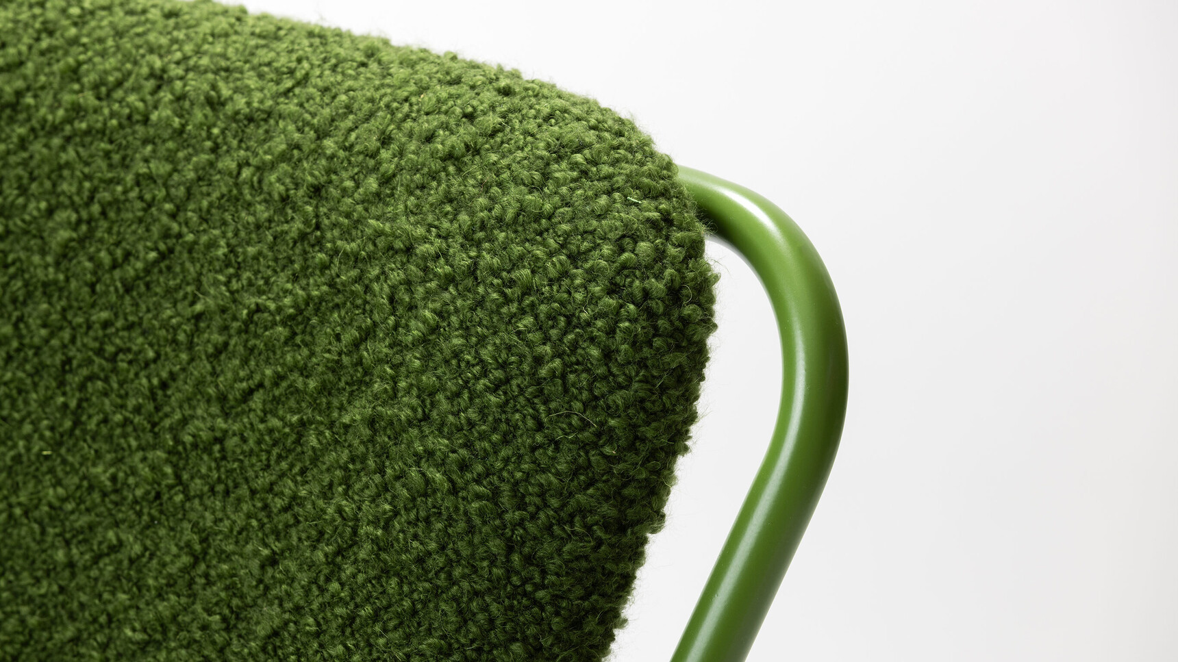 Deadgood Hug Soft Lounge Green Upholstery Detail Image