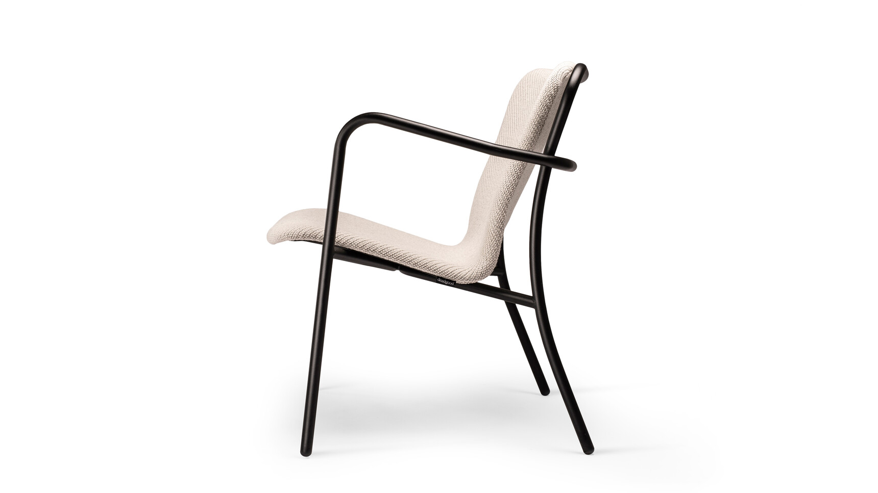 Deadgood Hug Soft Lounge White Upholstery Side Angle Family Image