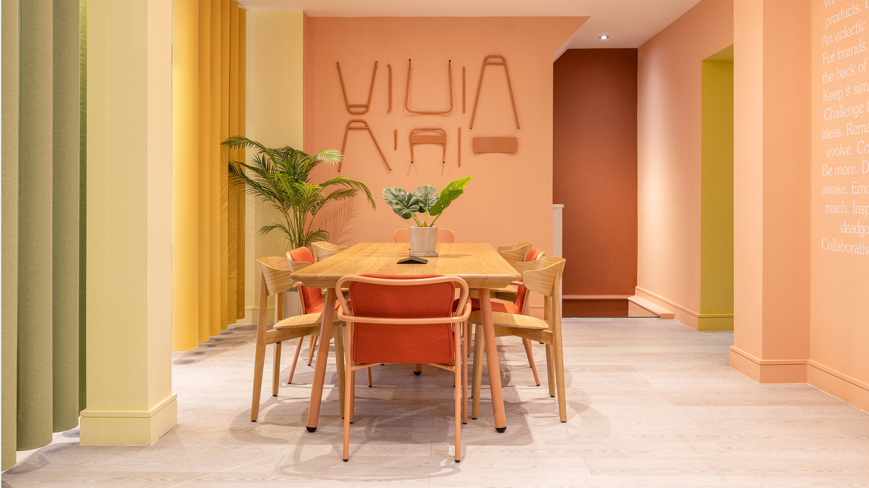 Deadgood Hug Soft Dining Chairs With Arms At Table In Situ
