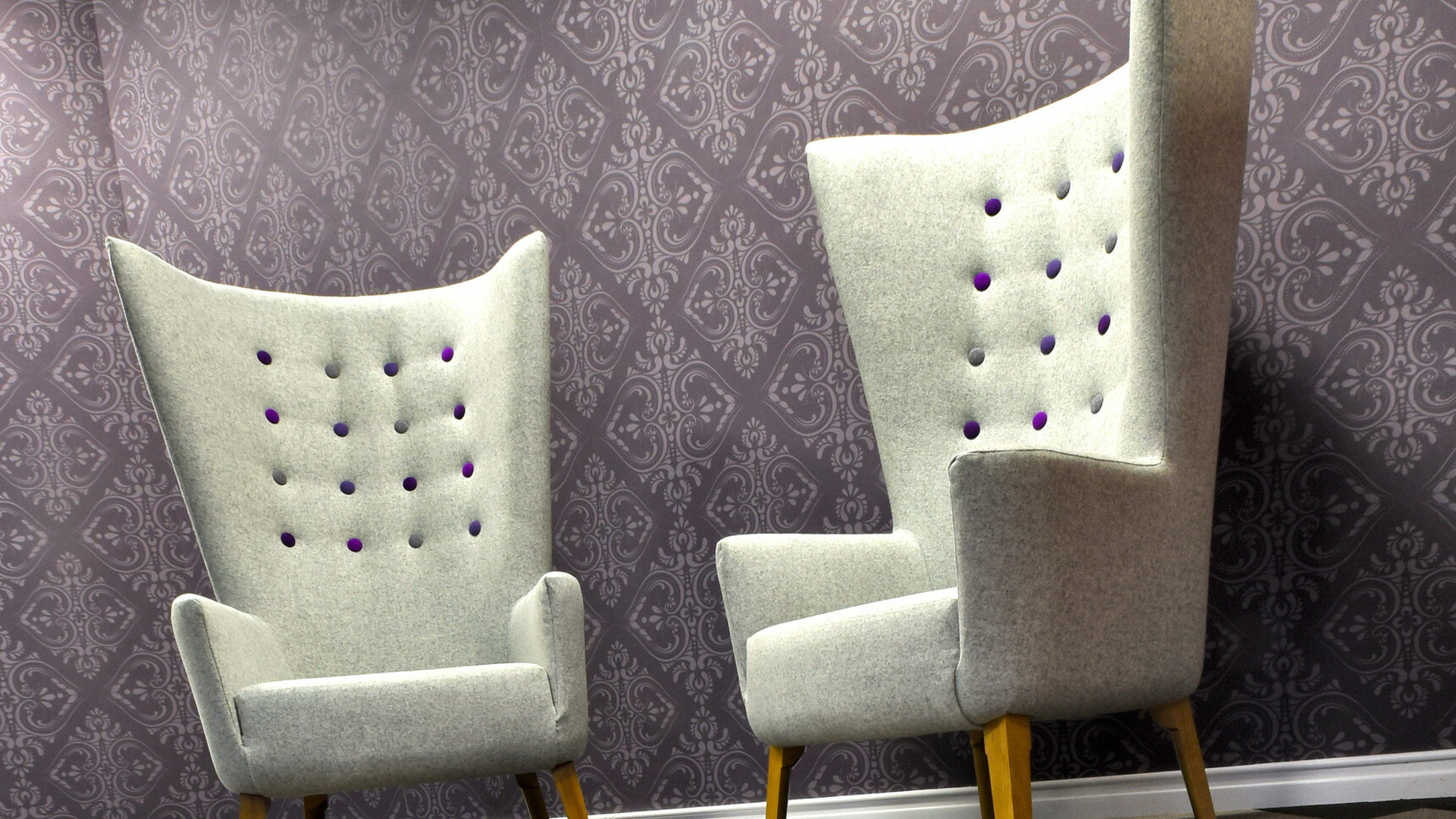 Deadgood LovedUp Lounge Chairs White Upholstery Family Image