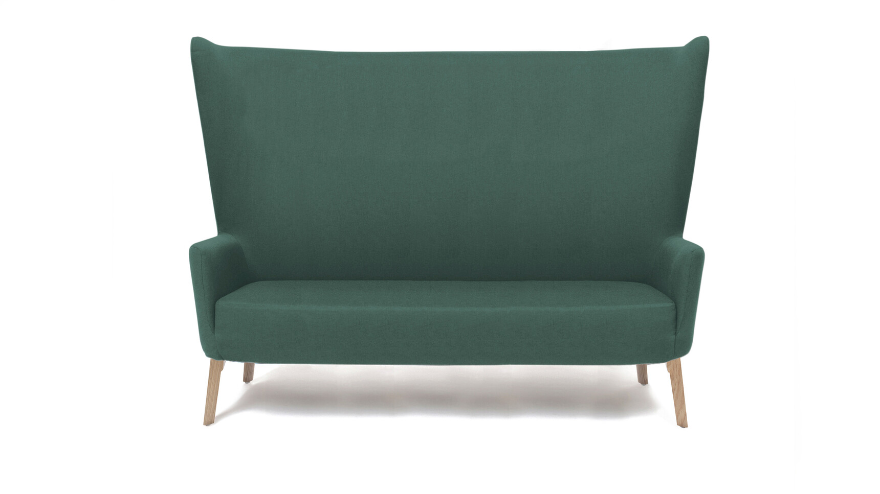 Deadgood Big LovedUp Lounge Chair Green Upholstery Front Angle Family Image