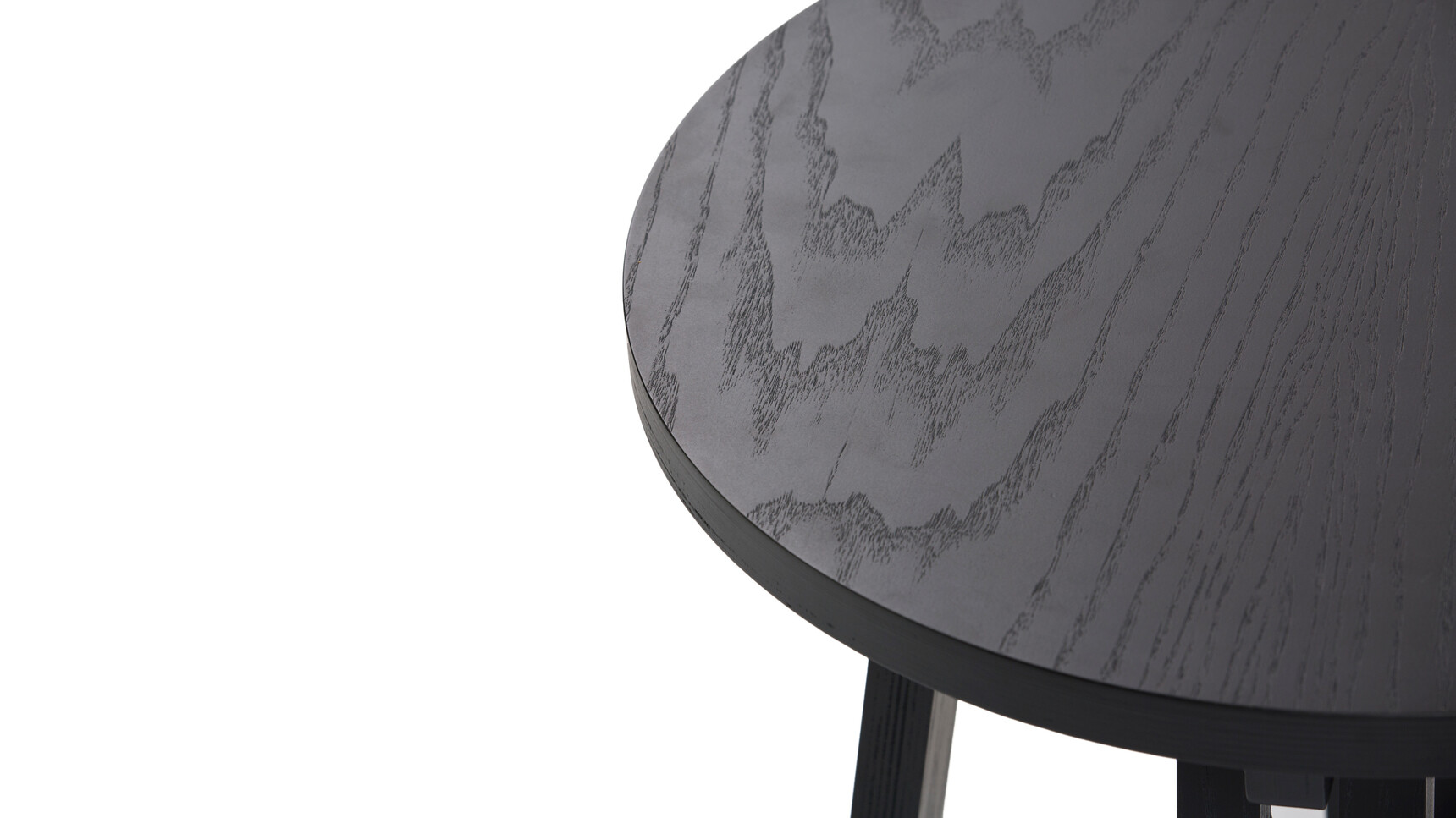 Deadgood Marra Side Table Jet Back RAL 9005 Finish Detail Image