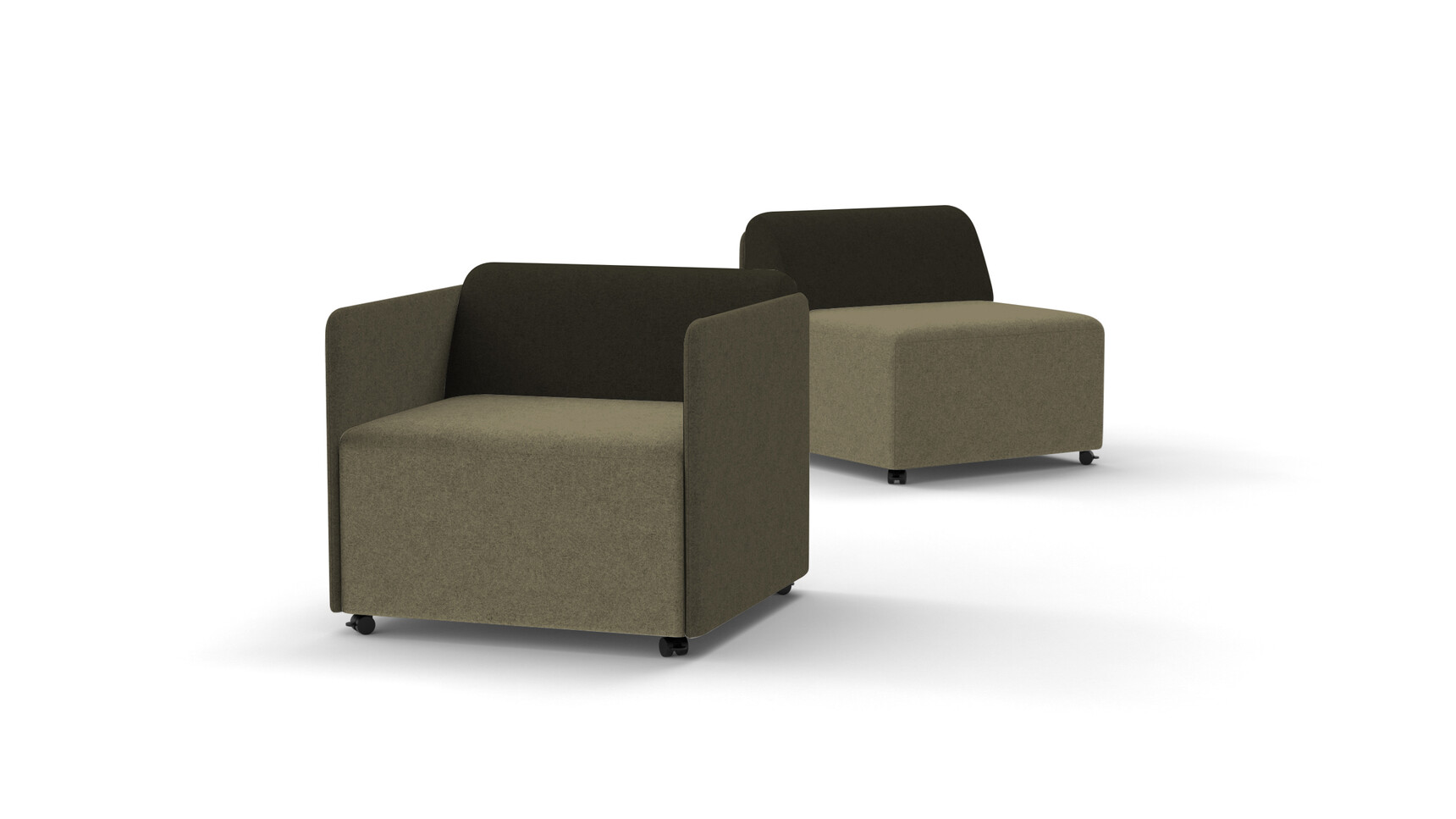 Deadgood ReWork Low Armchair With ReWork Modular Sofa Family Image