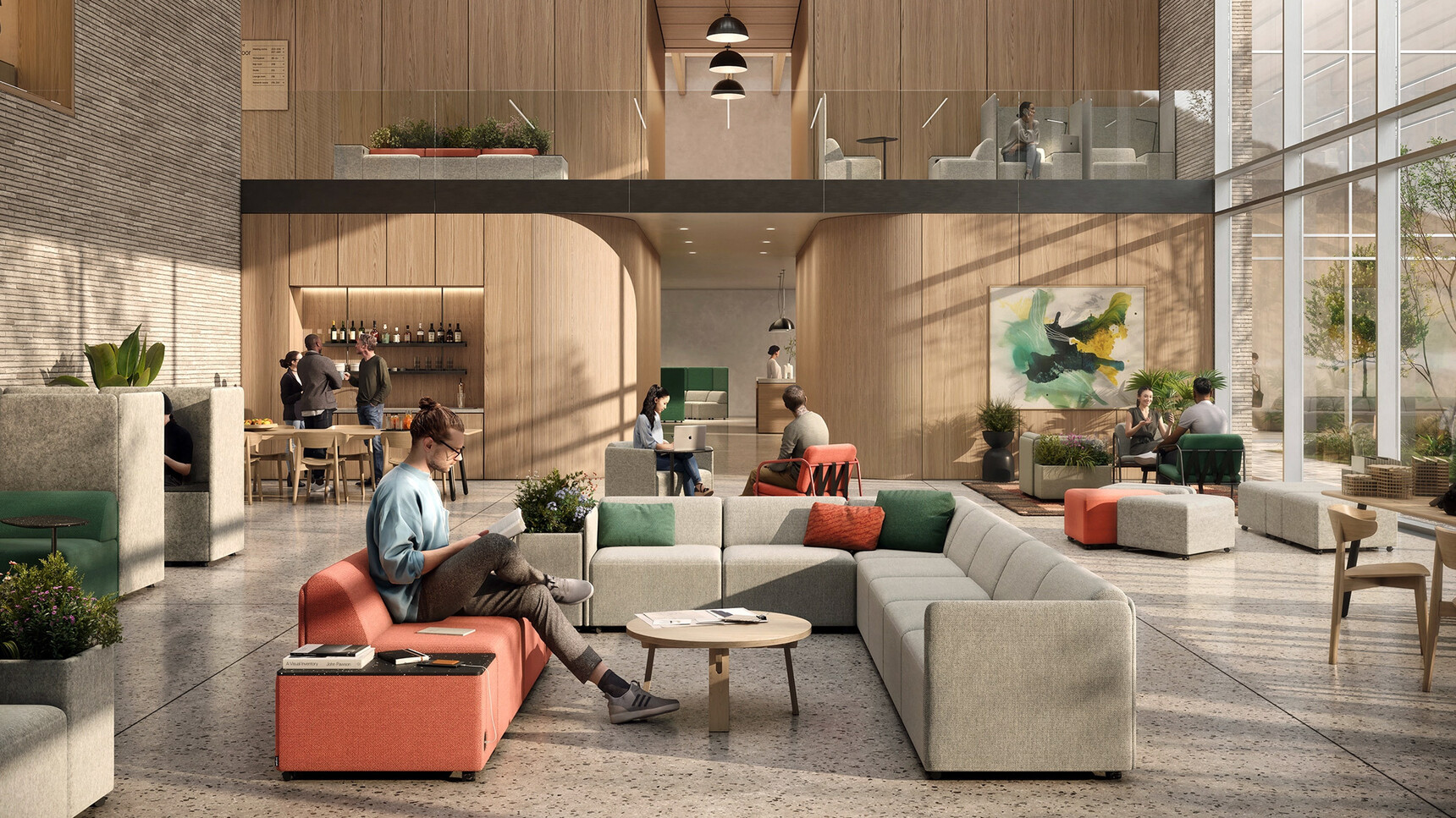 Deadgood ReWork Modular Sofa In Office Environment