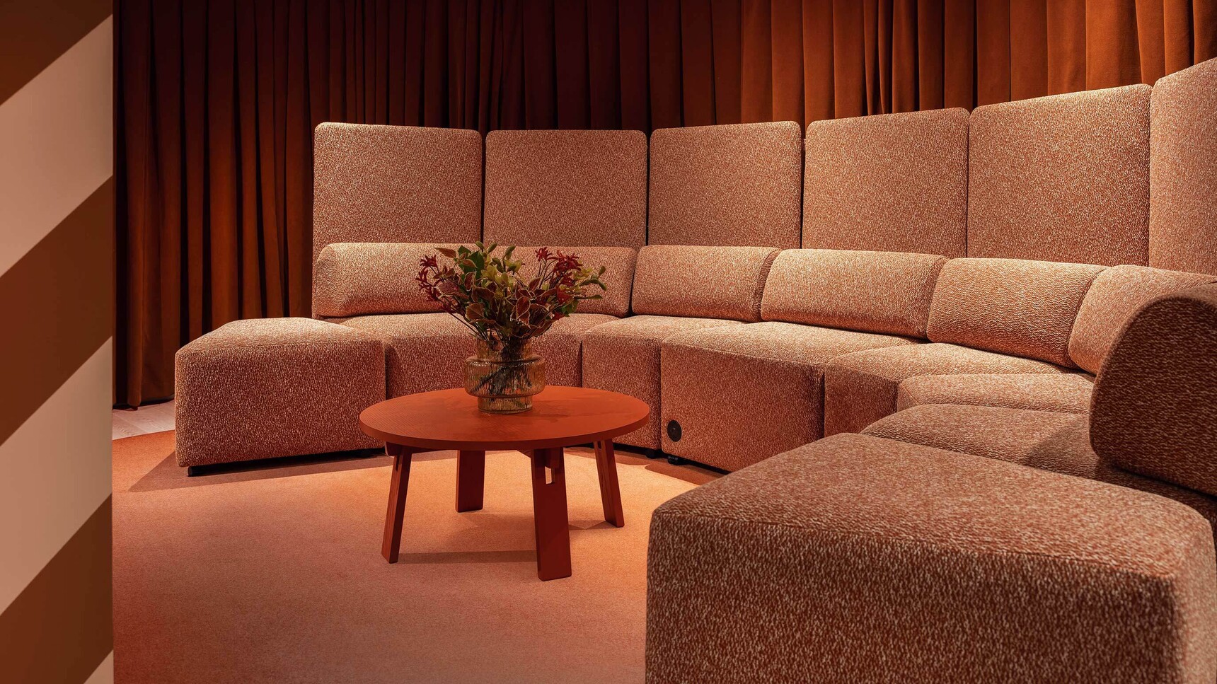 Deadgood ReWork Modular C-Shape Sofa In Situ