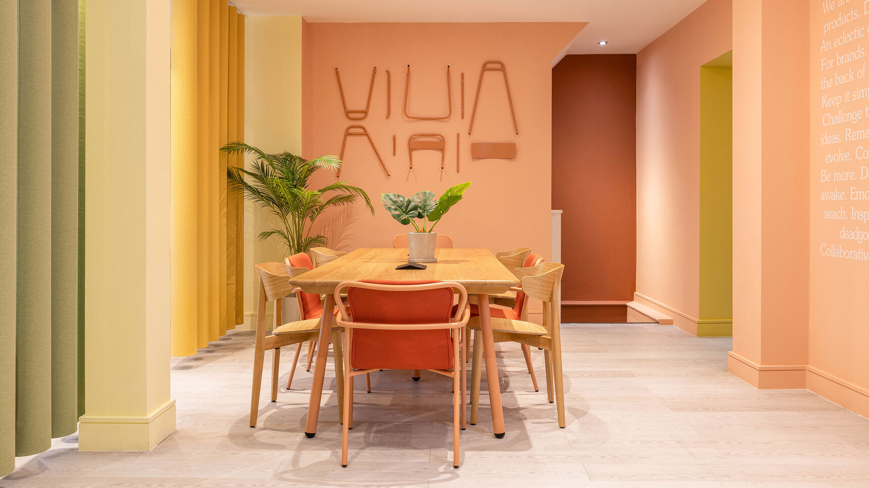 Deadgood Hug Chairs With Setter Meeting Chairs At Table In Situ