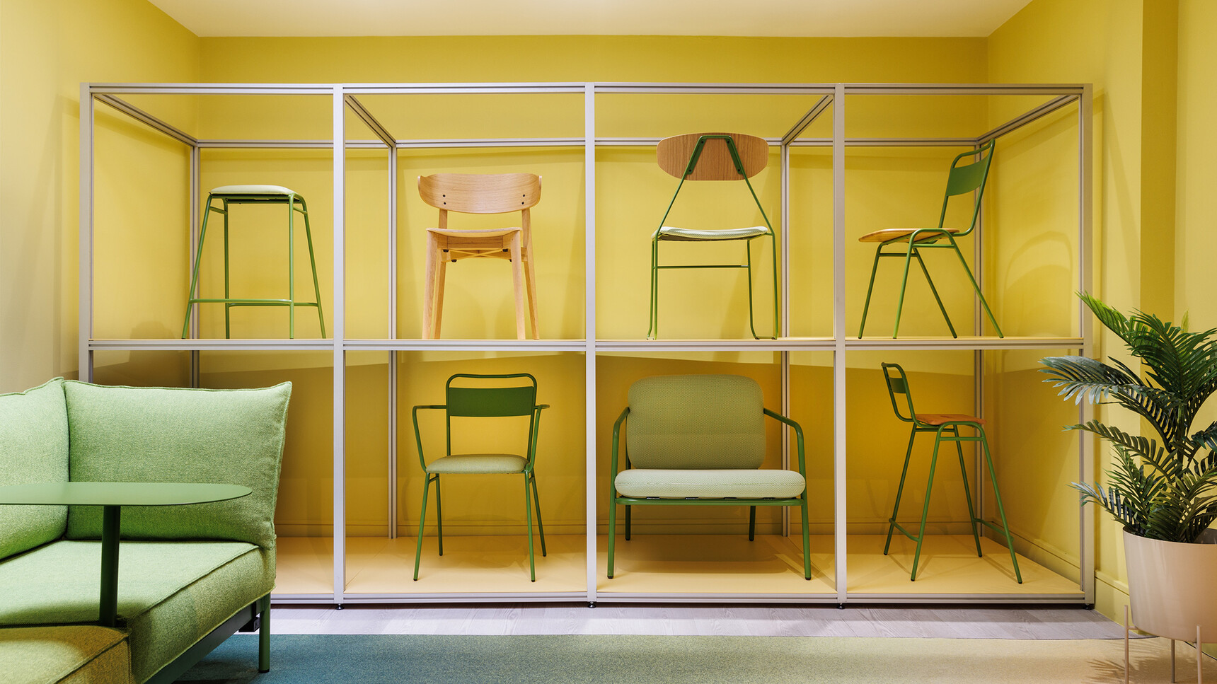 Deadgood Setter Meeting Chair In Showroom