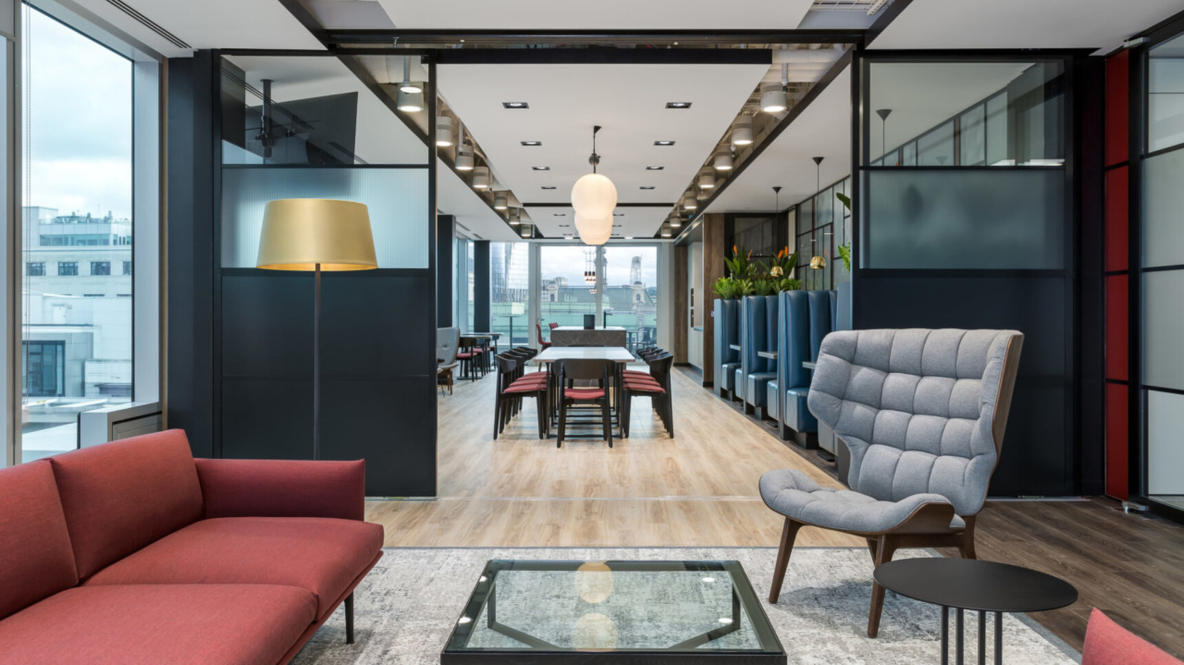 Deadgood Setter Soft Meeting Chairs At Table In Situ