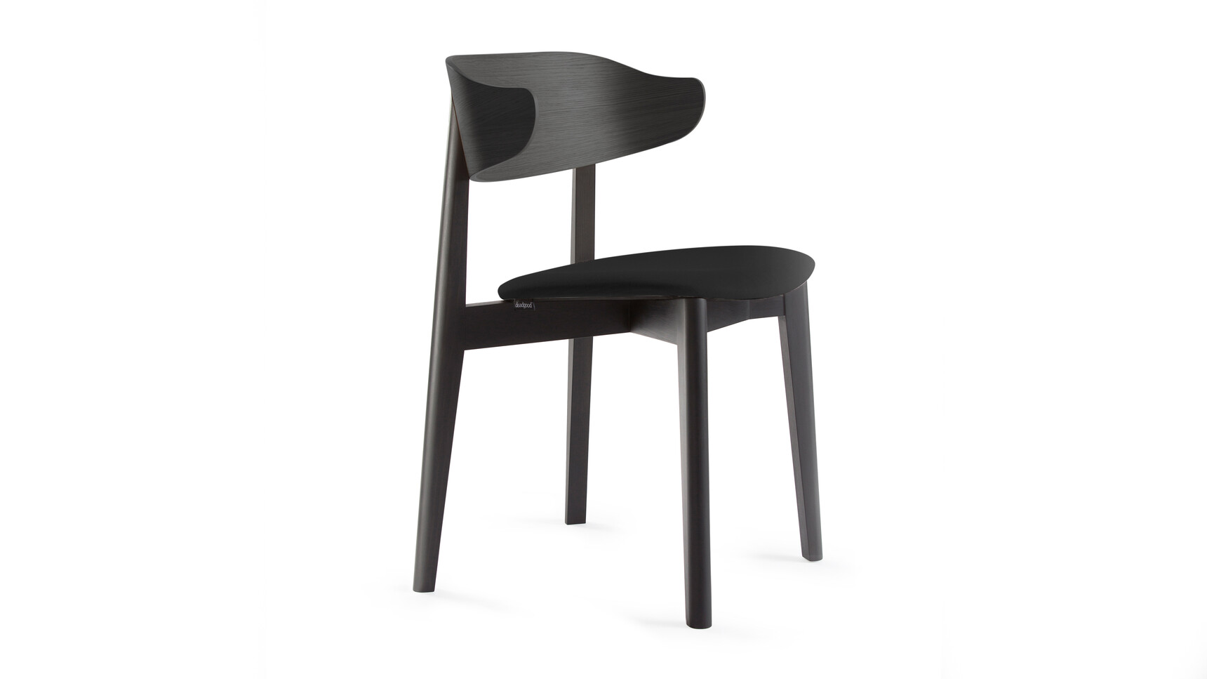 Deadgood Setter Soft Meeting Chair Black Frame Finish Upholstered Seat Family Image