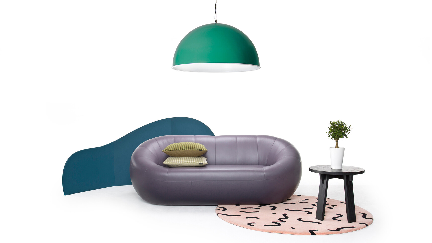 Deadgood Spun Light | Large Green Upholstery With Capsule Sofa Family Image