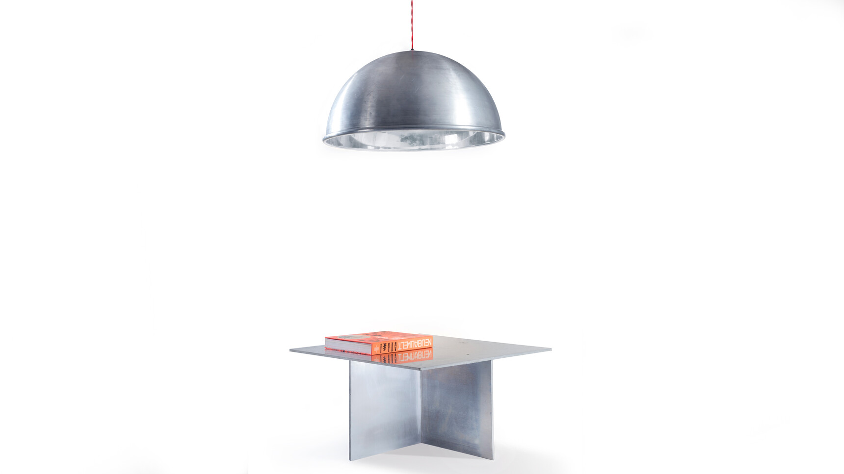 Deadgood Spun Light | Large Raw Finish With Aluminium Table Family Image