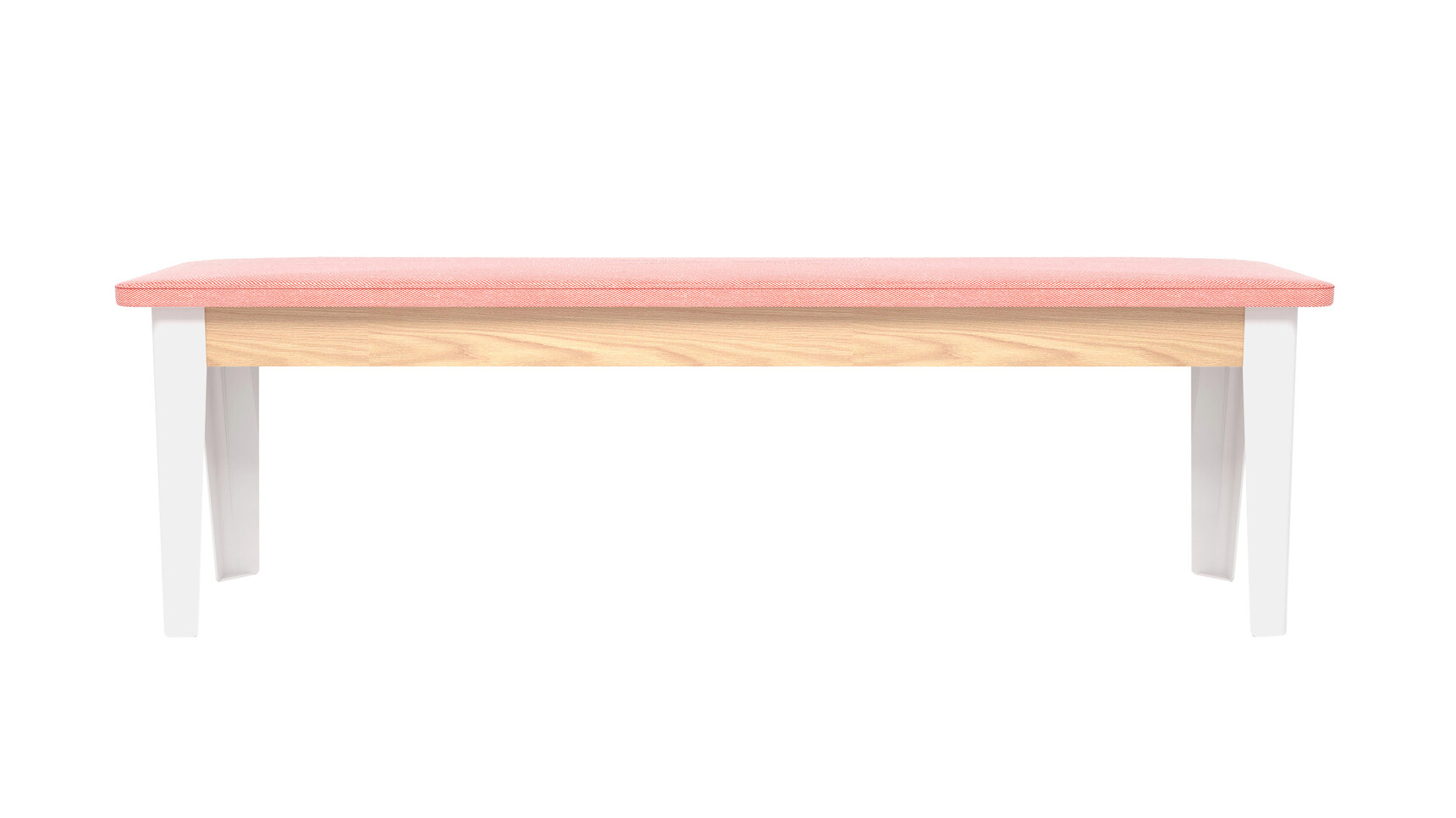 Deadgood Tree Bench | Large Pink Top White Legs Family Image