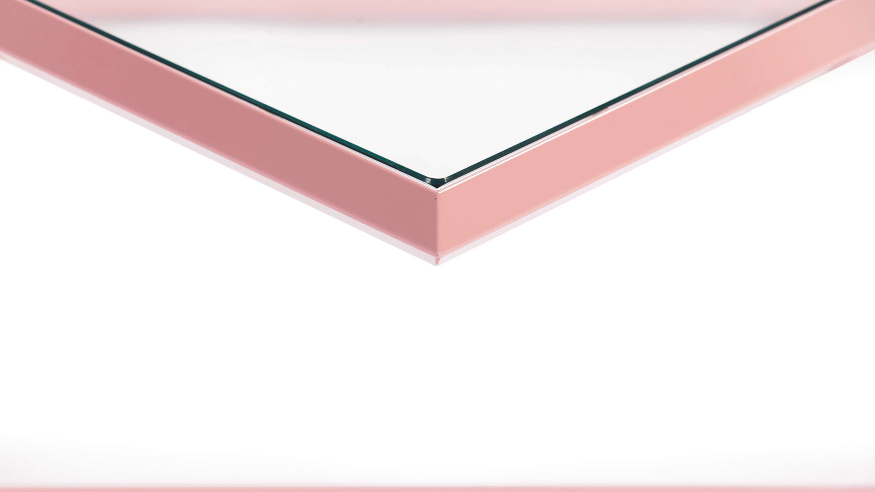 Deadgood Turn Side Table Beige Red Finish Detail Image