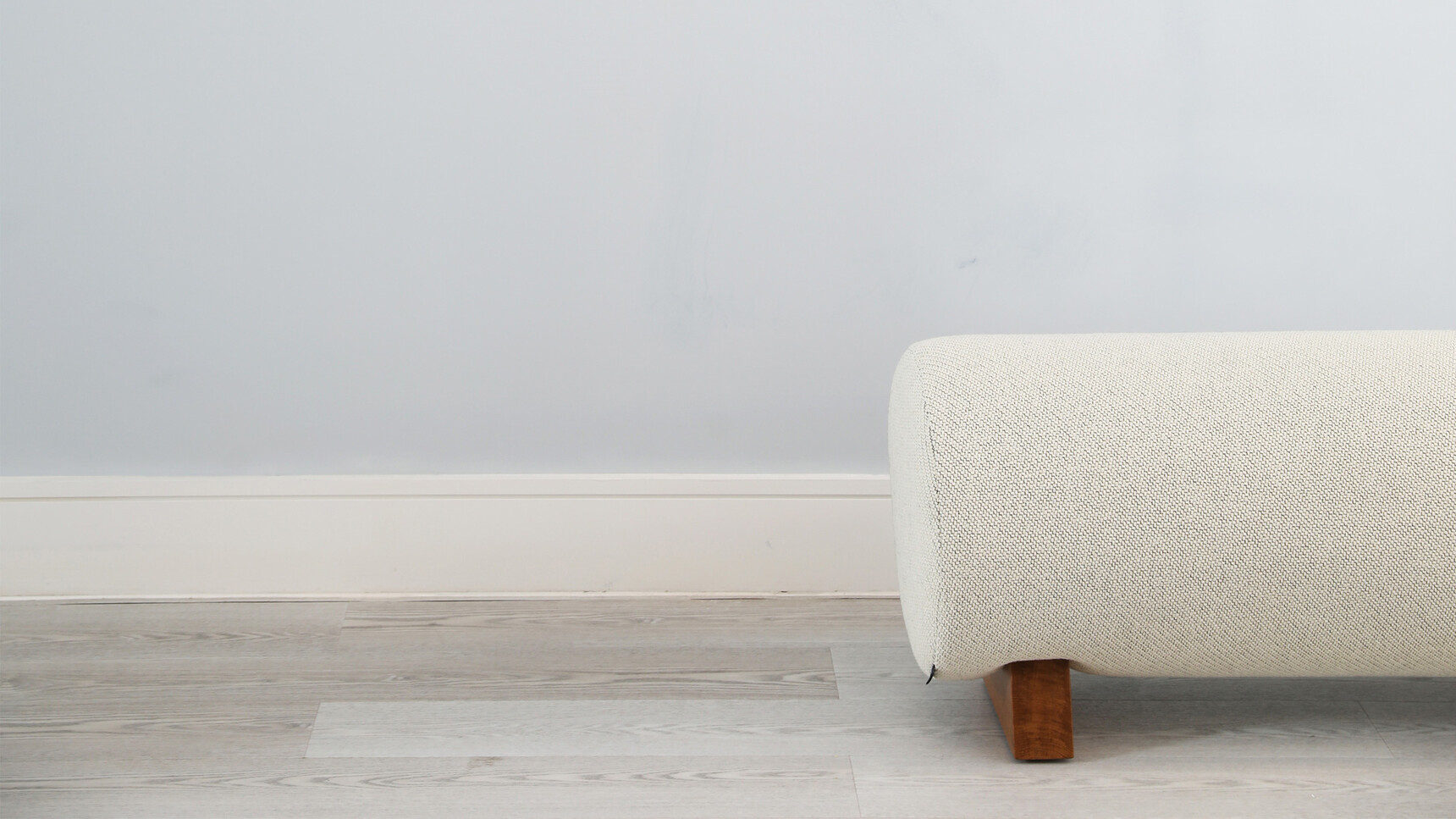 Deadgood Woody Bench | Small Grey Upholstery Family Image