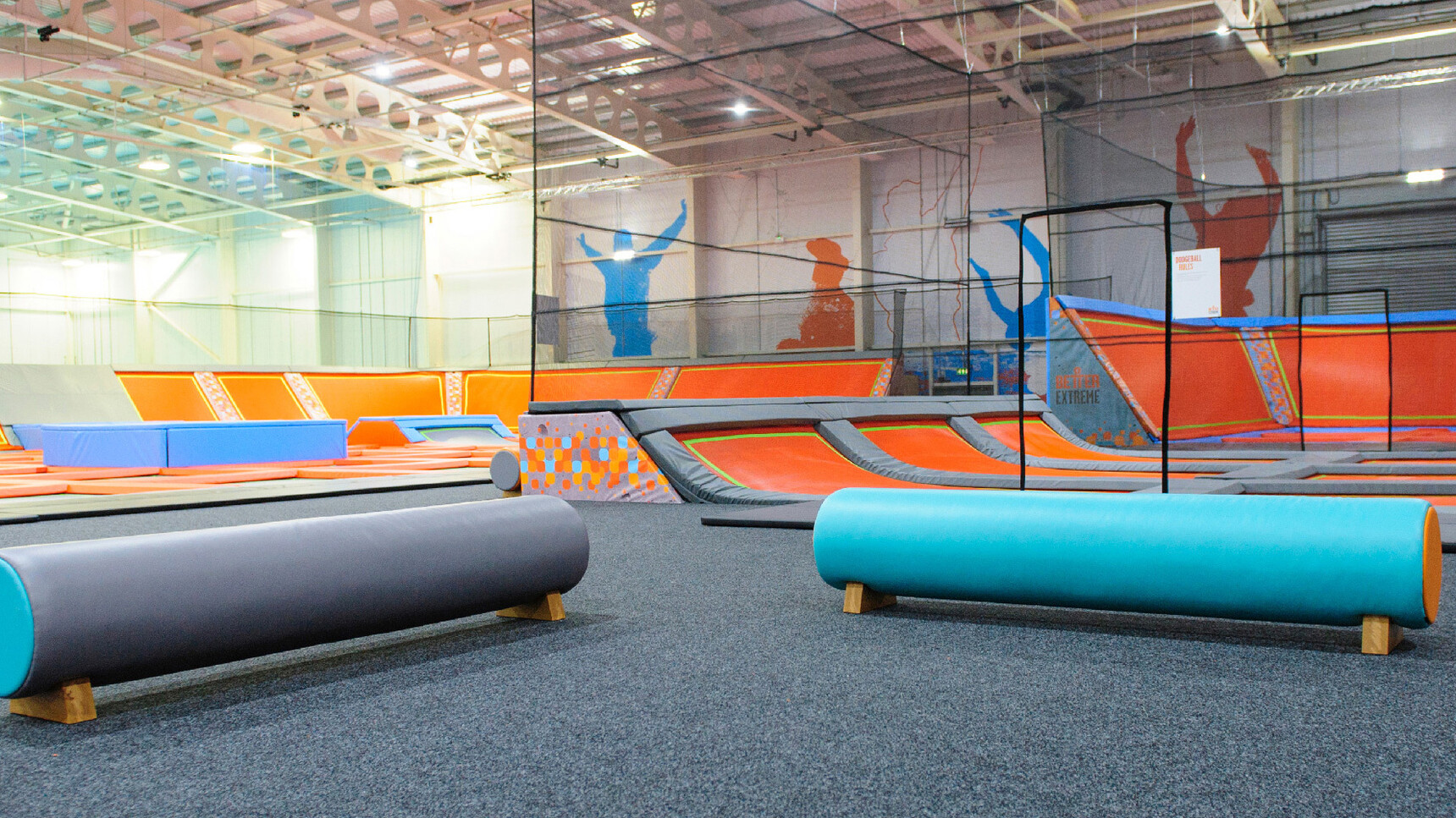 Deadgood Two Woody Benches | Large In Situ