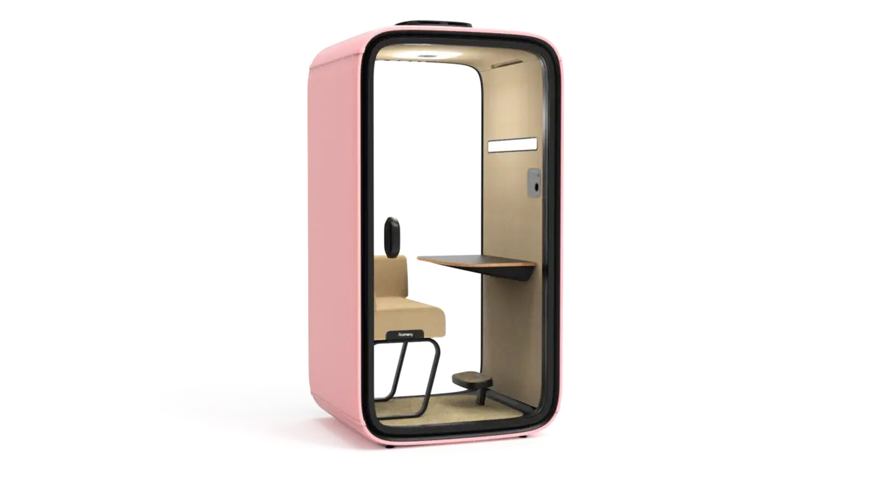 Framery One Lounge Meeting Pod Pink Exterior Finish Family Image