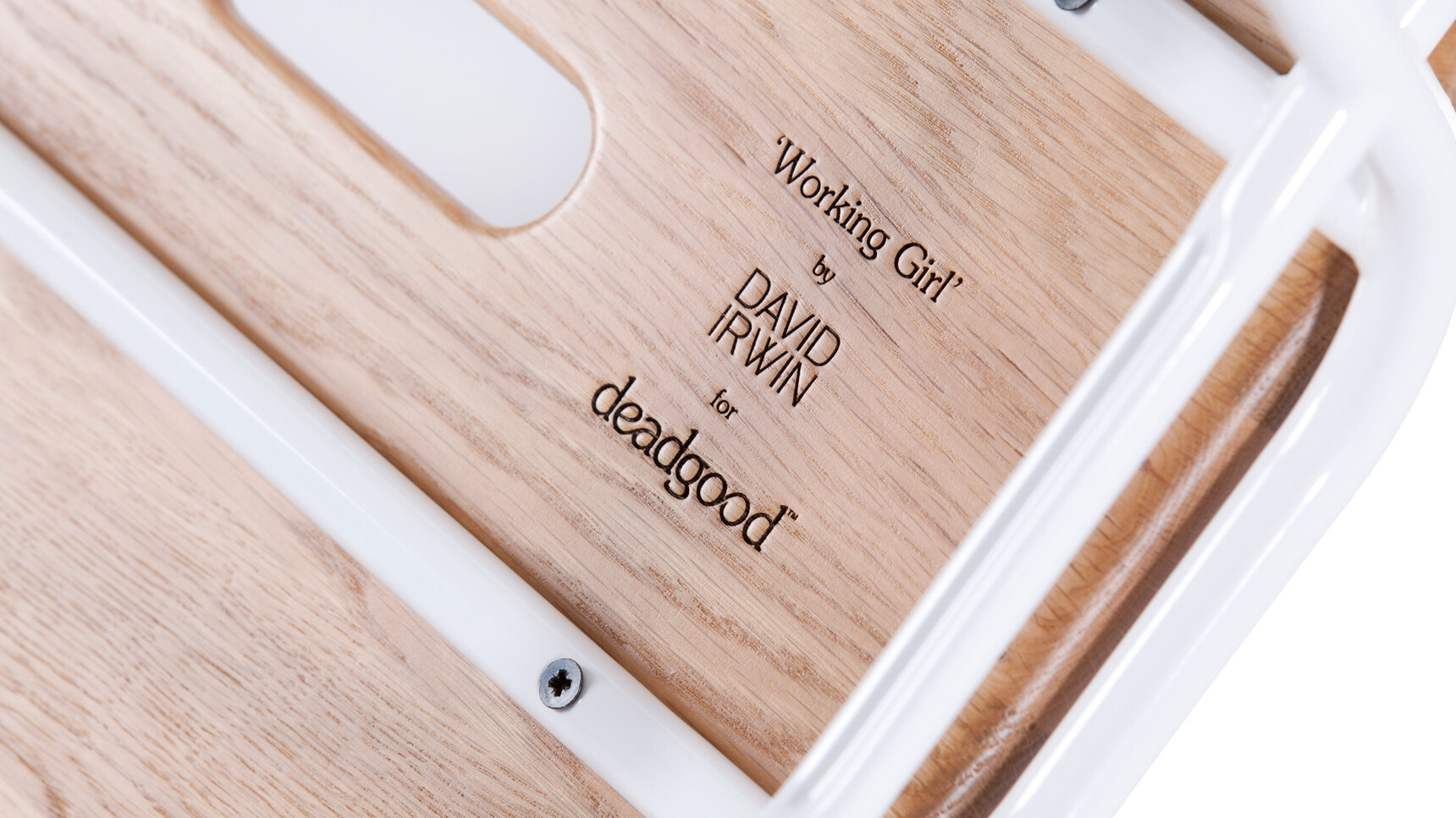 Deadgood Working Armchair Detail Image Of Chair White Frame Finish