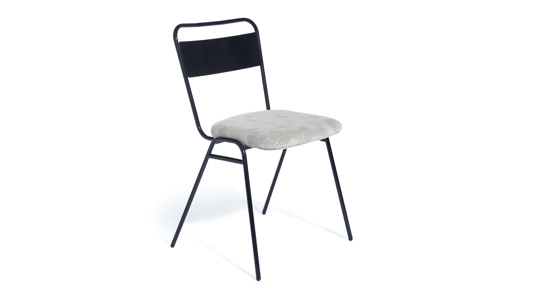 Deadgood Working Chair With Upholstered Seat Front Quarter Angle Family Image