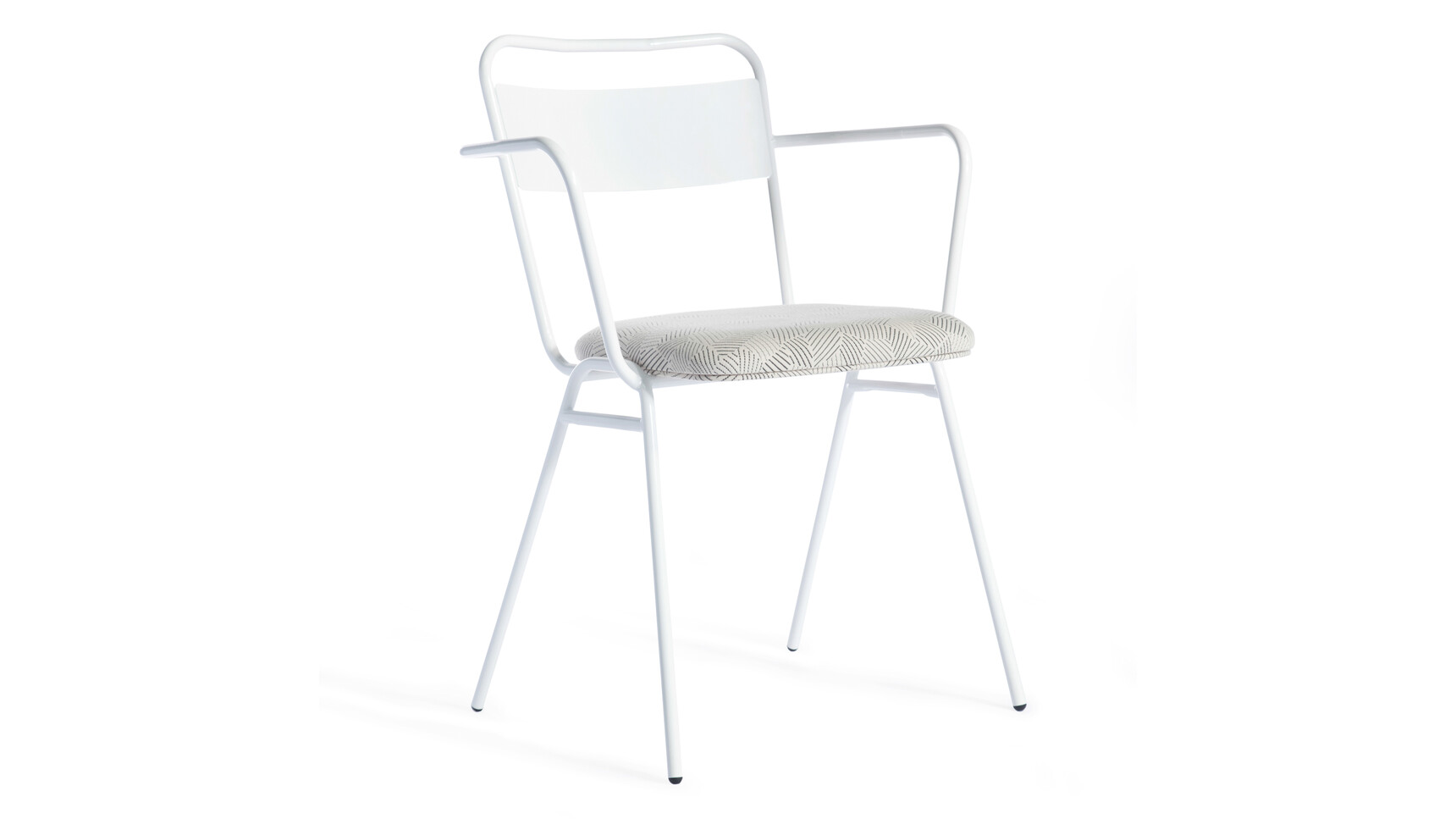 Deadgood Working Armchair With Upholstered Seat Front Quarter Angle Family Image