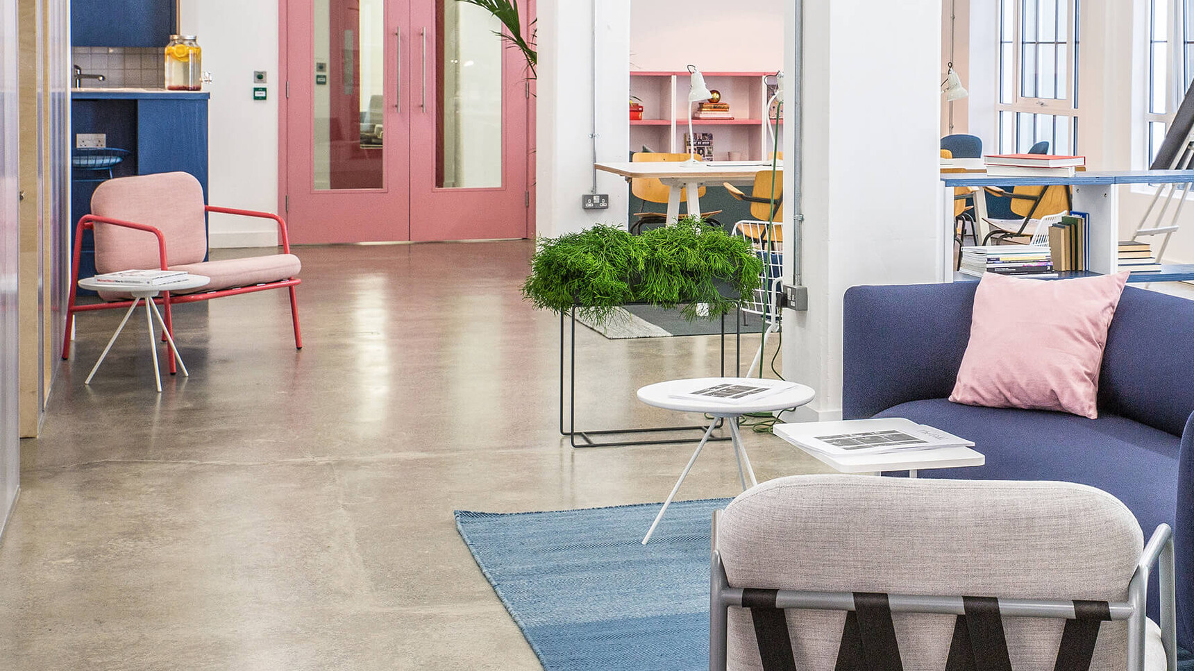 Deadgood Working Lounge Armchairs In Reception Room