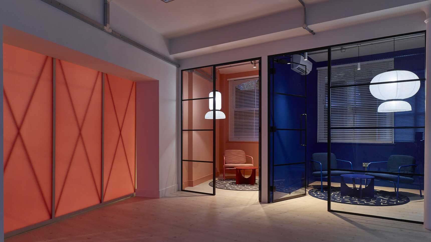 Three Deadgood Working Lounge Armchairs In Lounge Setting