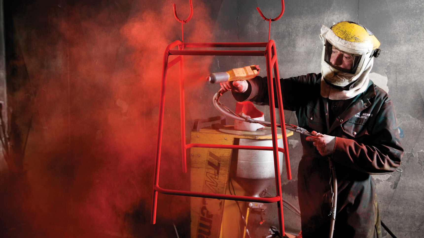 Deadgood Working Stool | Medium Red RAL Finish Family Image