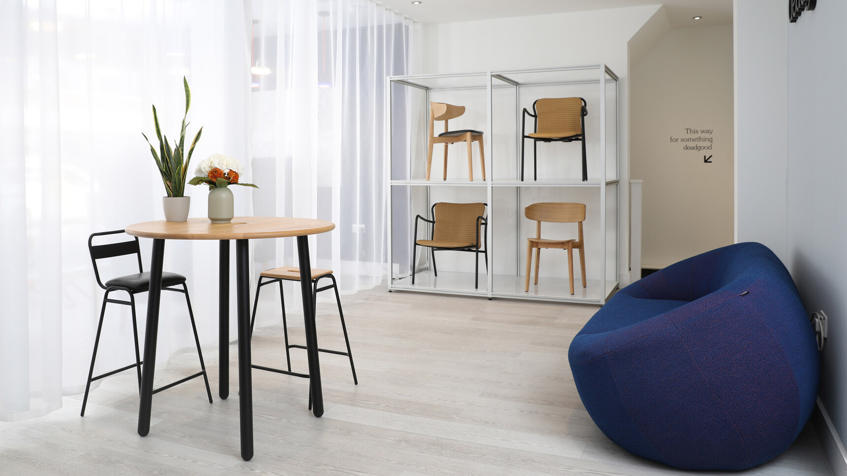 Deadgood Working Cross Stool At Table Family Image