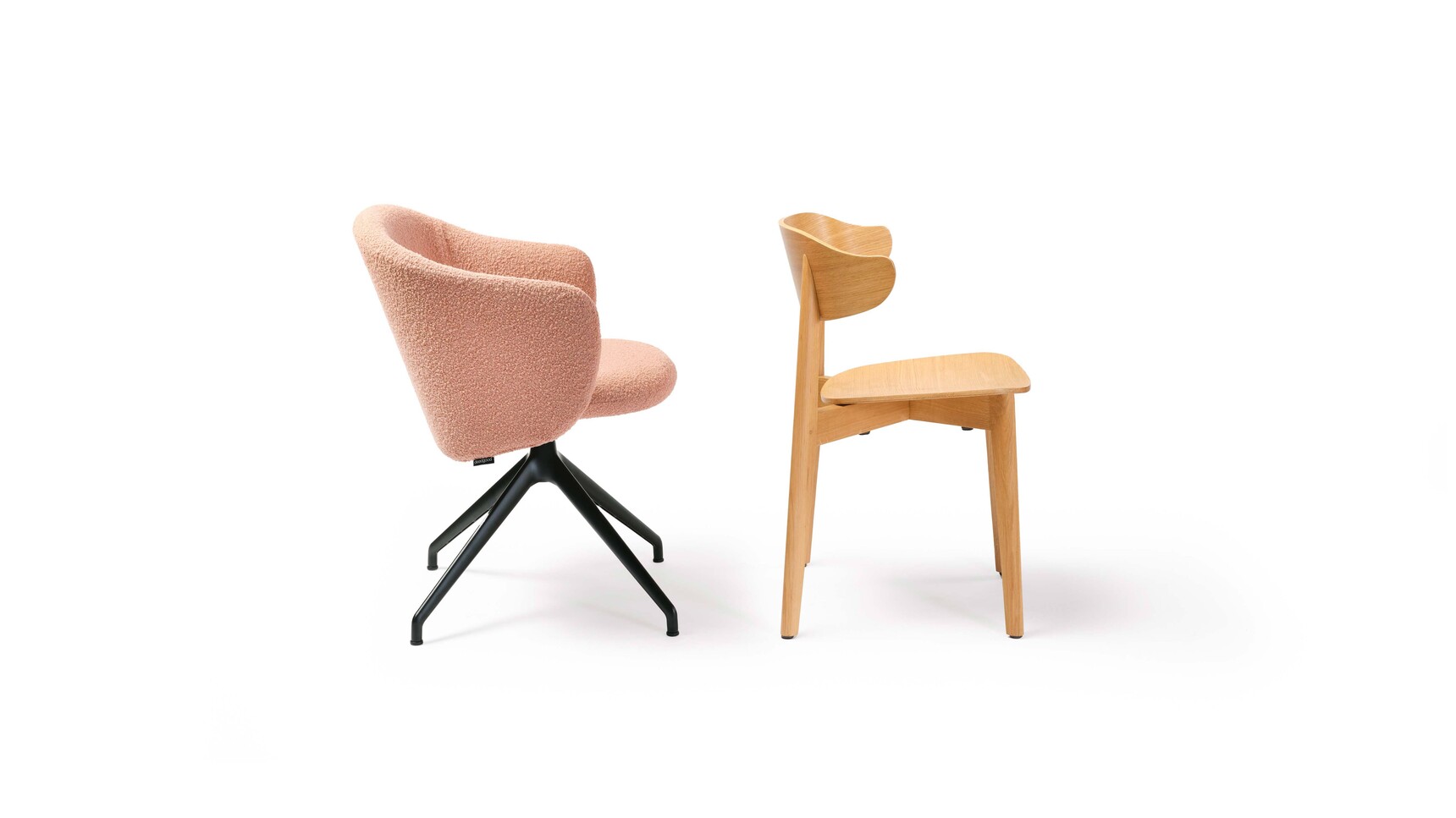 Deadgood Setter Swivel Meeting Chair Pink Upholstery With Setter Chair Family Image