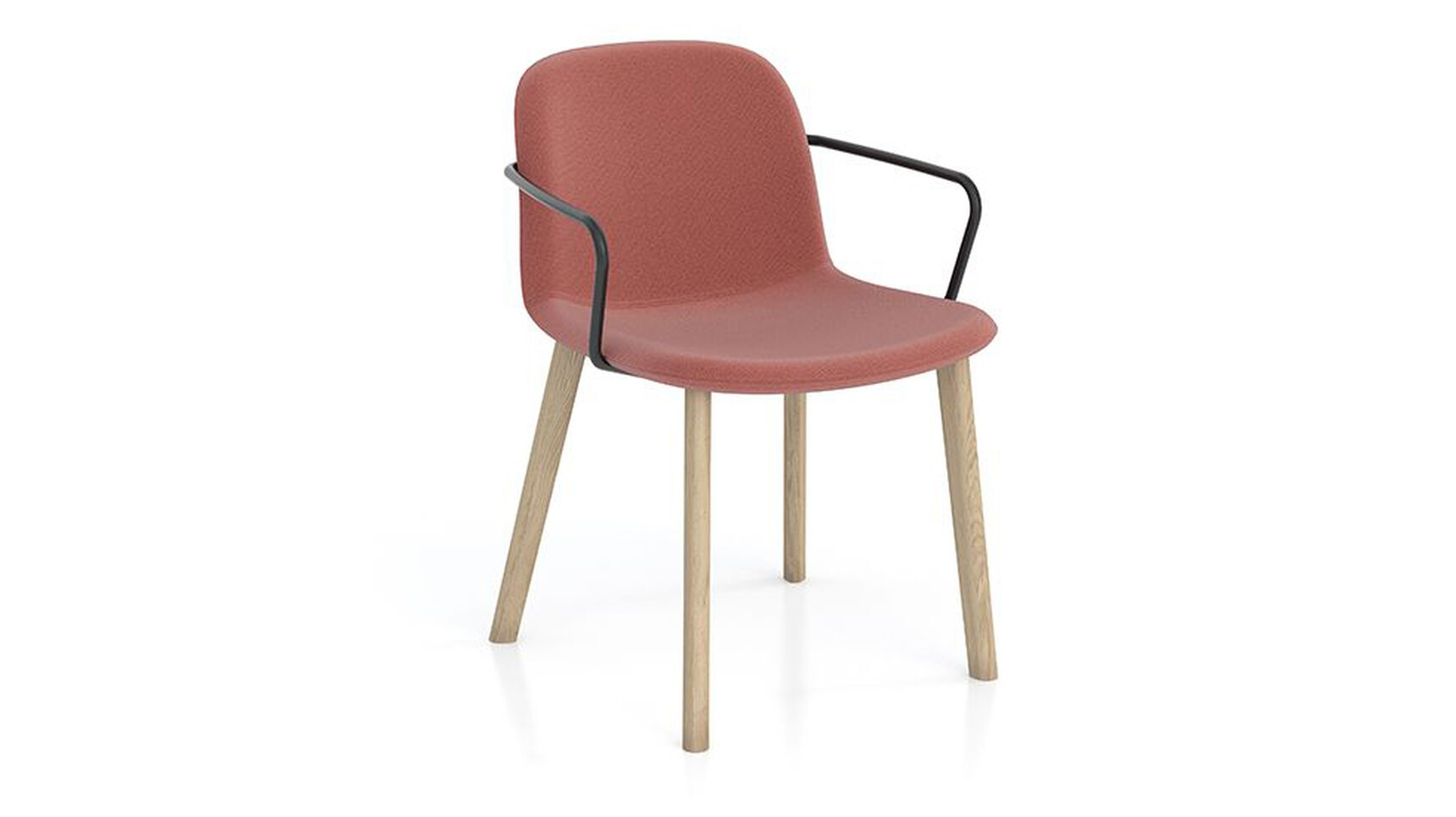 Elite Tully Meeting Chair With Arms | Four Leg Wood Base Family Image