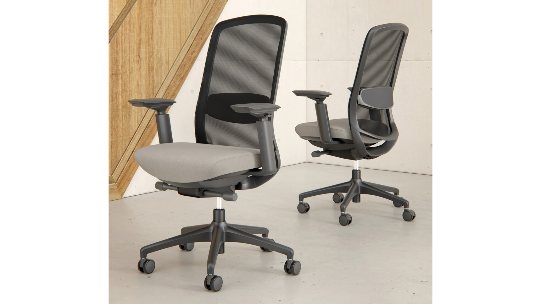 Elite Solo Mesh Back Office Chairs | Black Frame Family Image