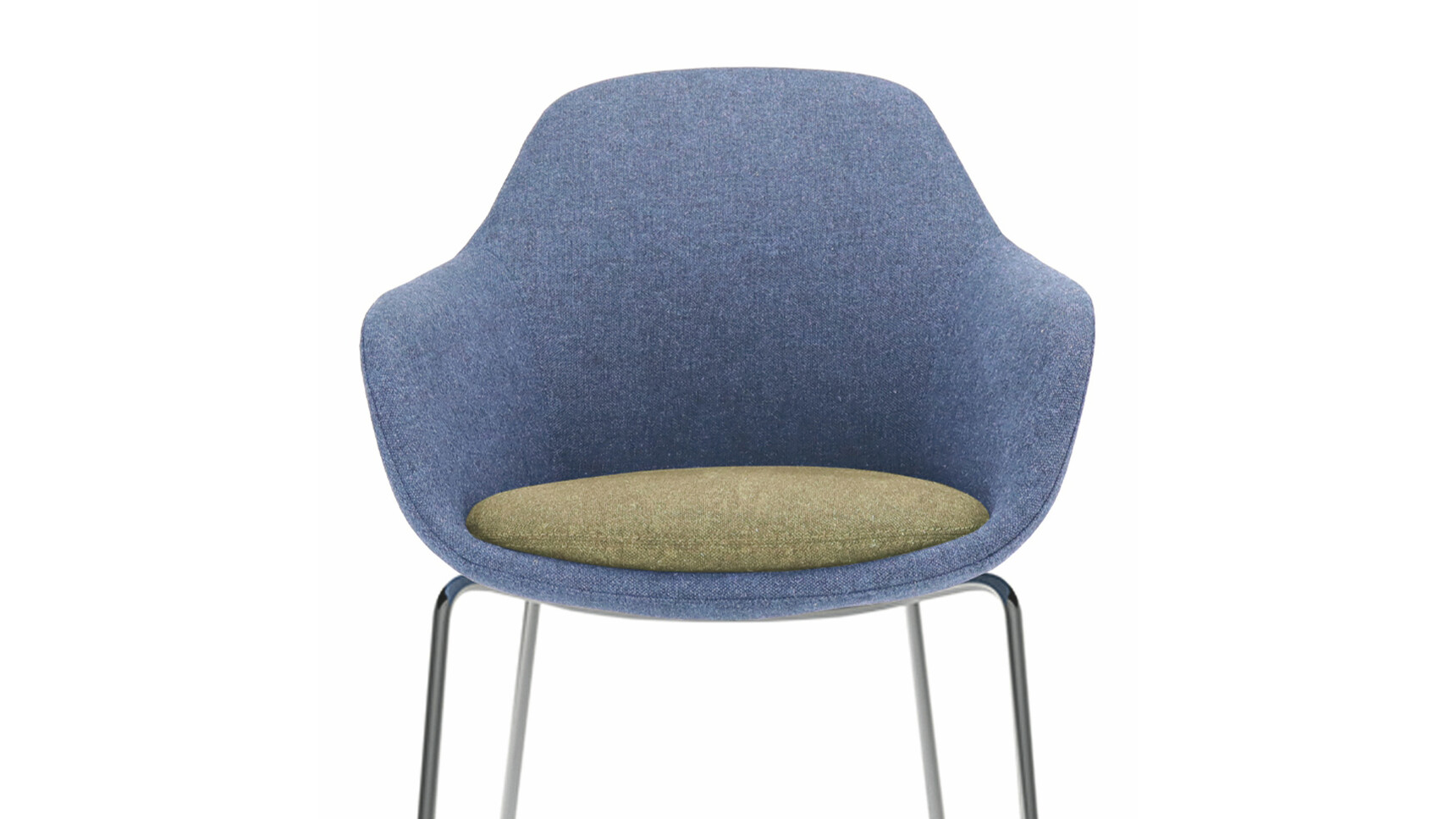 Elite Ovo Stool With Sled Base Detail Image