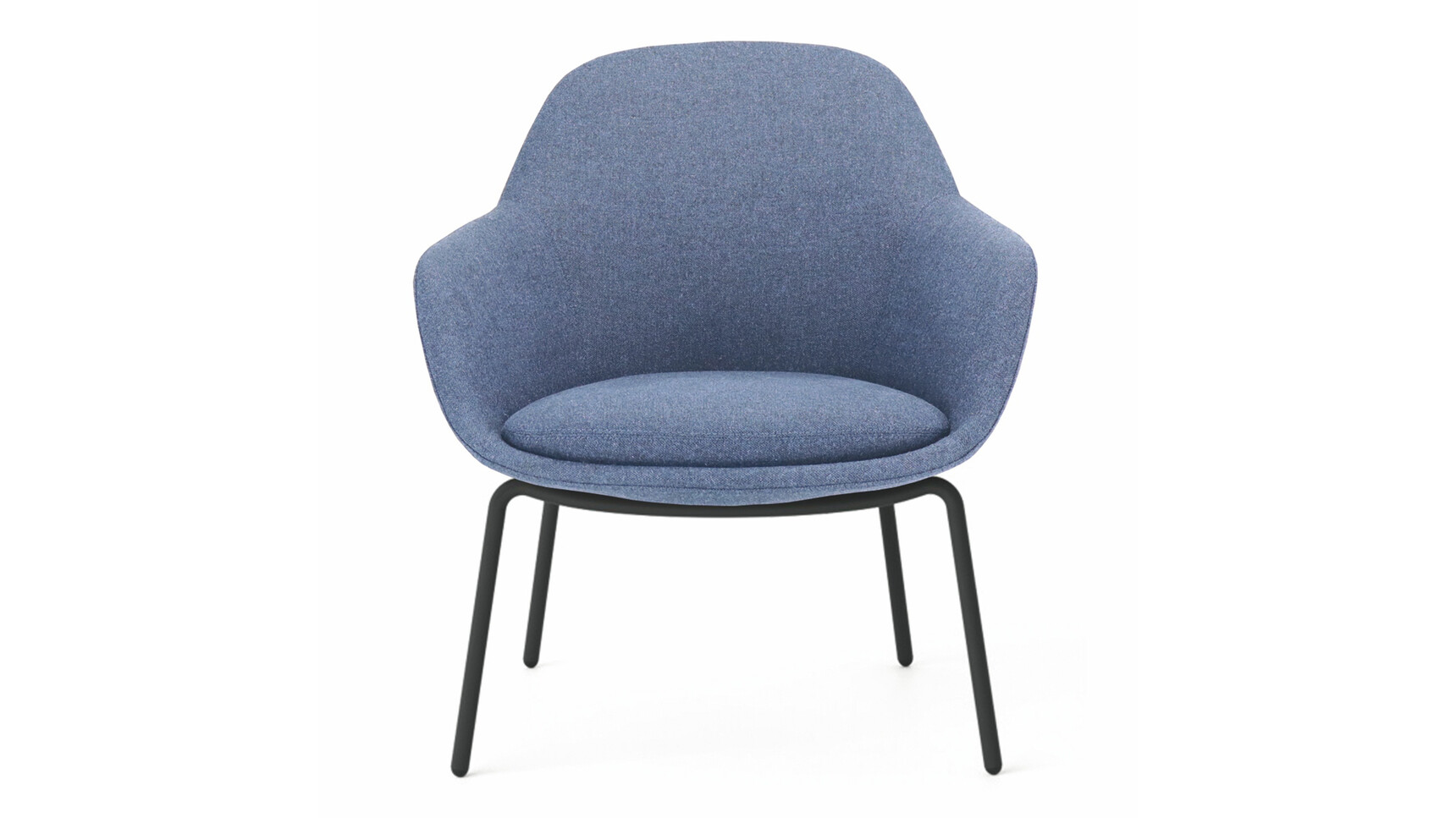 Elite Ovo Lounge Armchair Blue Upholstery Family Image