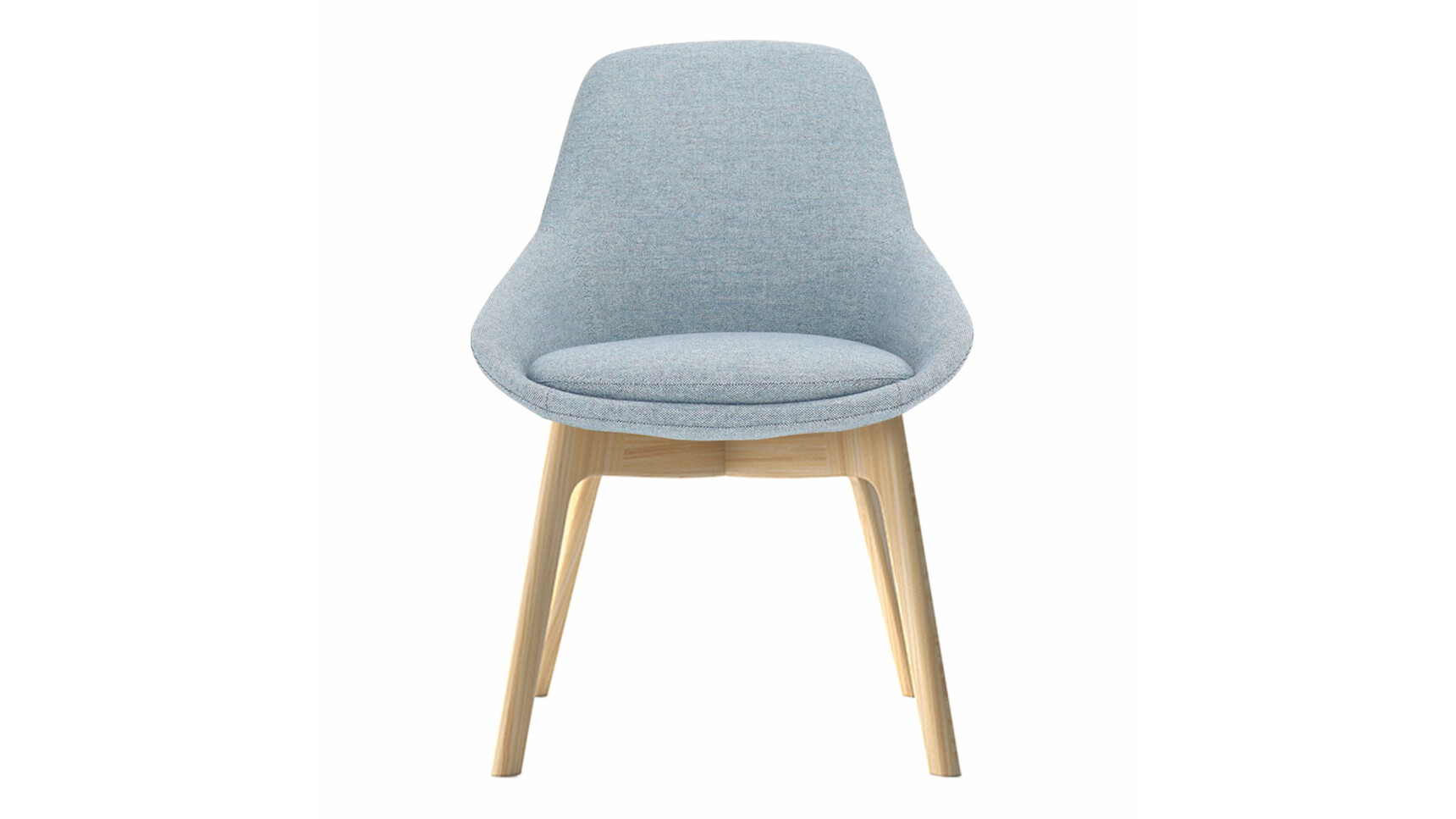 Elite Ovo Meeting Chair With Wood Base OVOWL BEL Without Arms Family Image