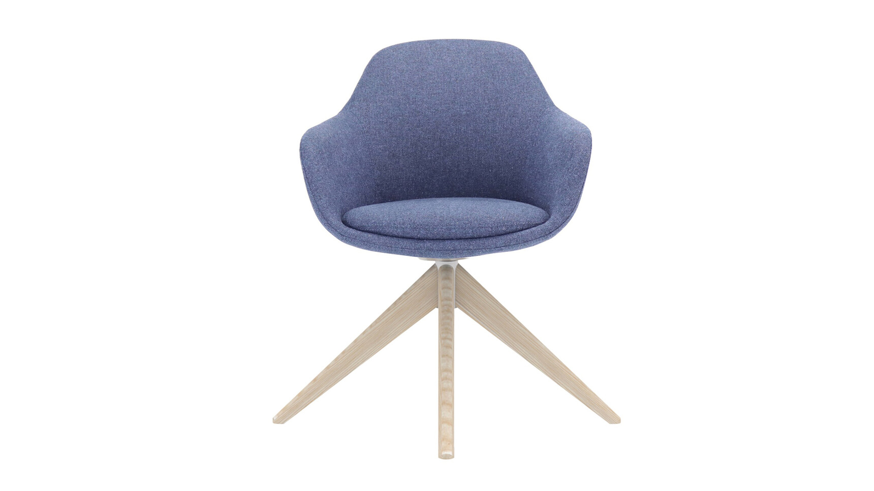 Elite Ovo Meeting Chair With Pyramidal Wood Base OVOASWWL With Arms Family Image