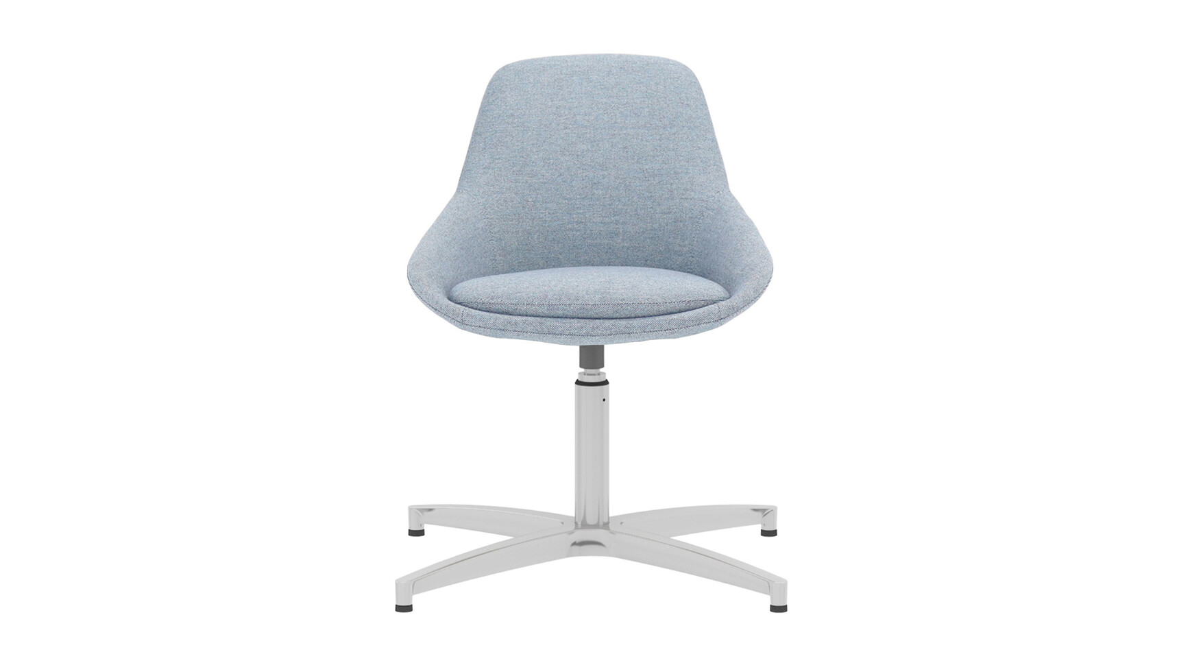 Elite Ovo Meeting Chair With Four Star Base OVO4 S Polished Base Without Arms Family Image