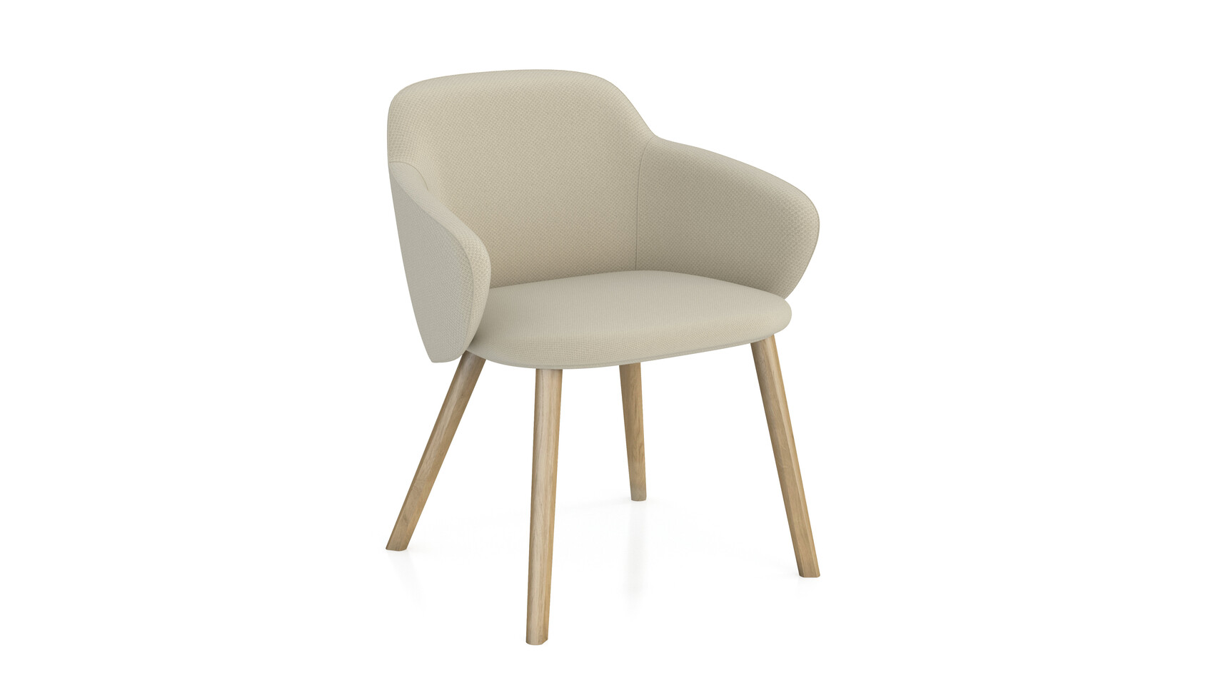 Elite Palma Meeting Chair With Wooden Four Leg Base PALWL Family Image