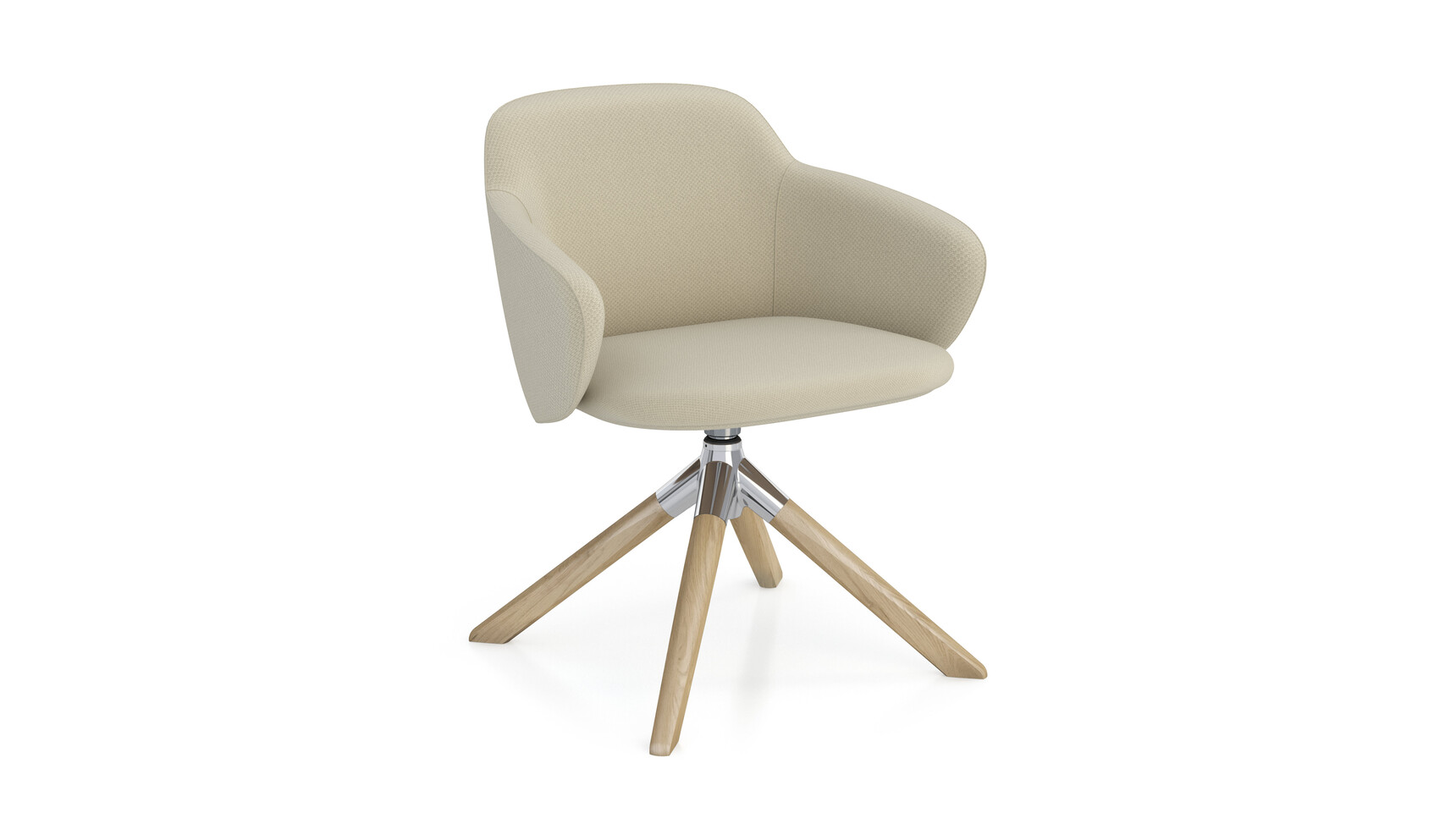 Elite Palma Meeting Chair With Wooden Pyramidal Base PALSWWL Family Image