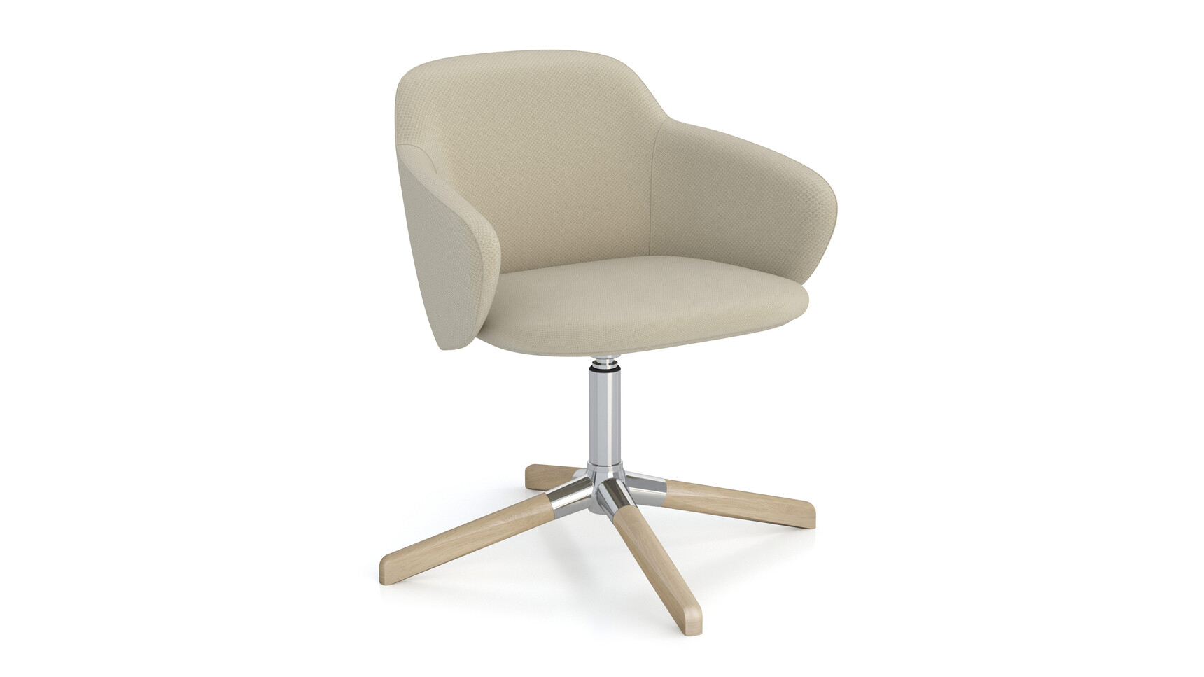 Elite Palma Meeting Chair With Wooden Flat Pyramidal Base PALSWFWL Family Image