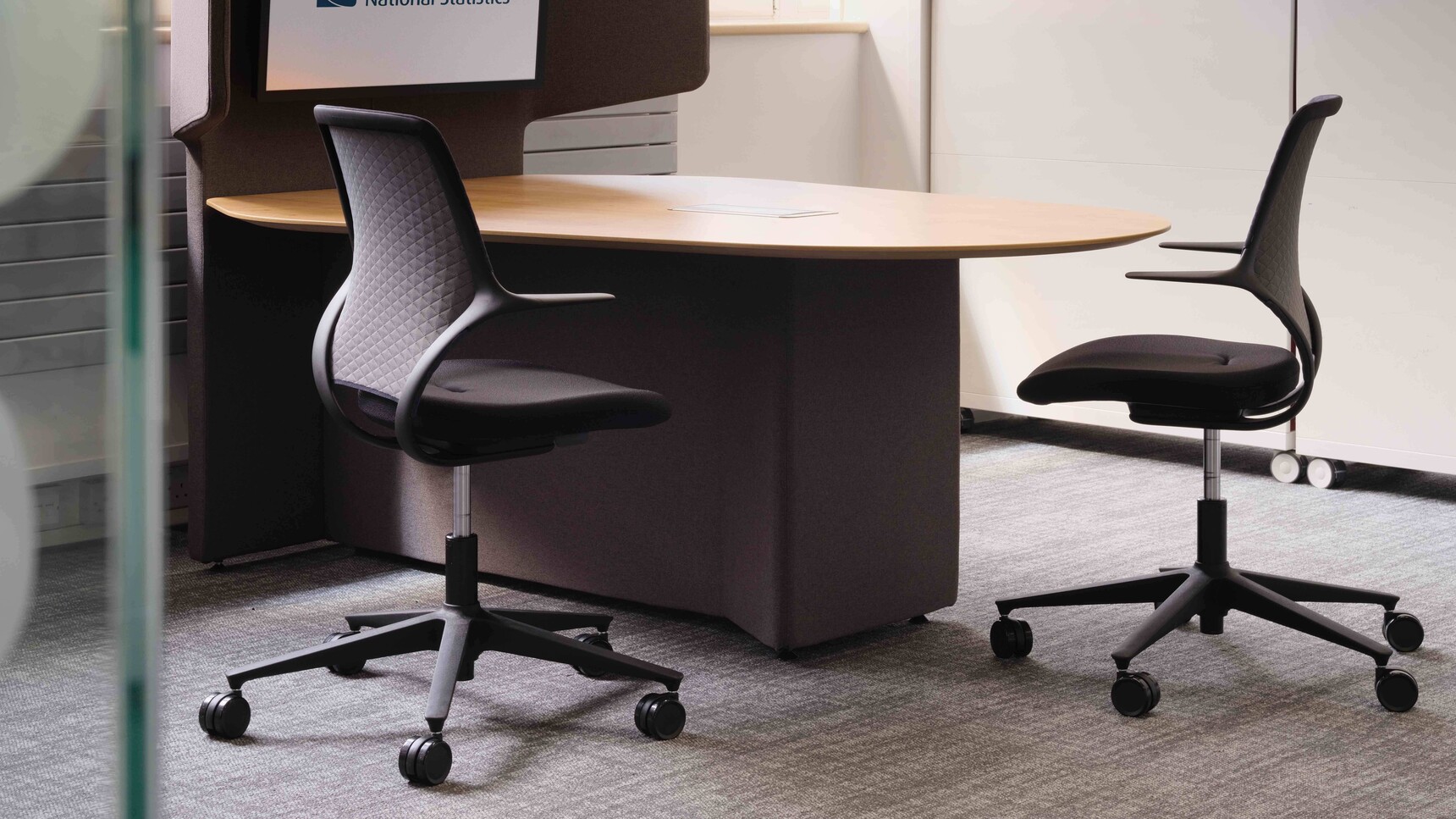 Orangebox Two AllowMe Midback Standard Height Office Chairs | Quick Ship At TV Unit Family Image