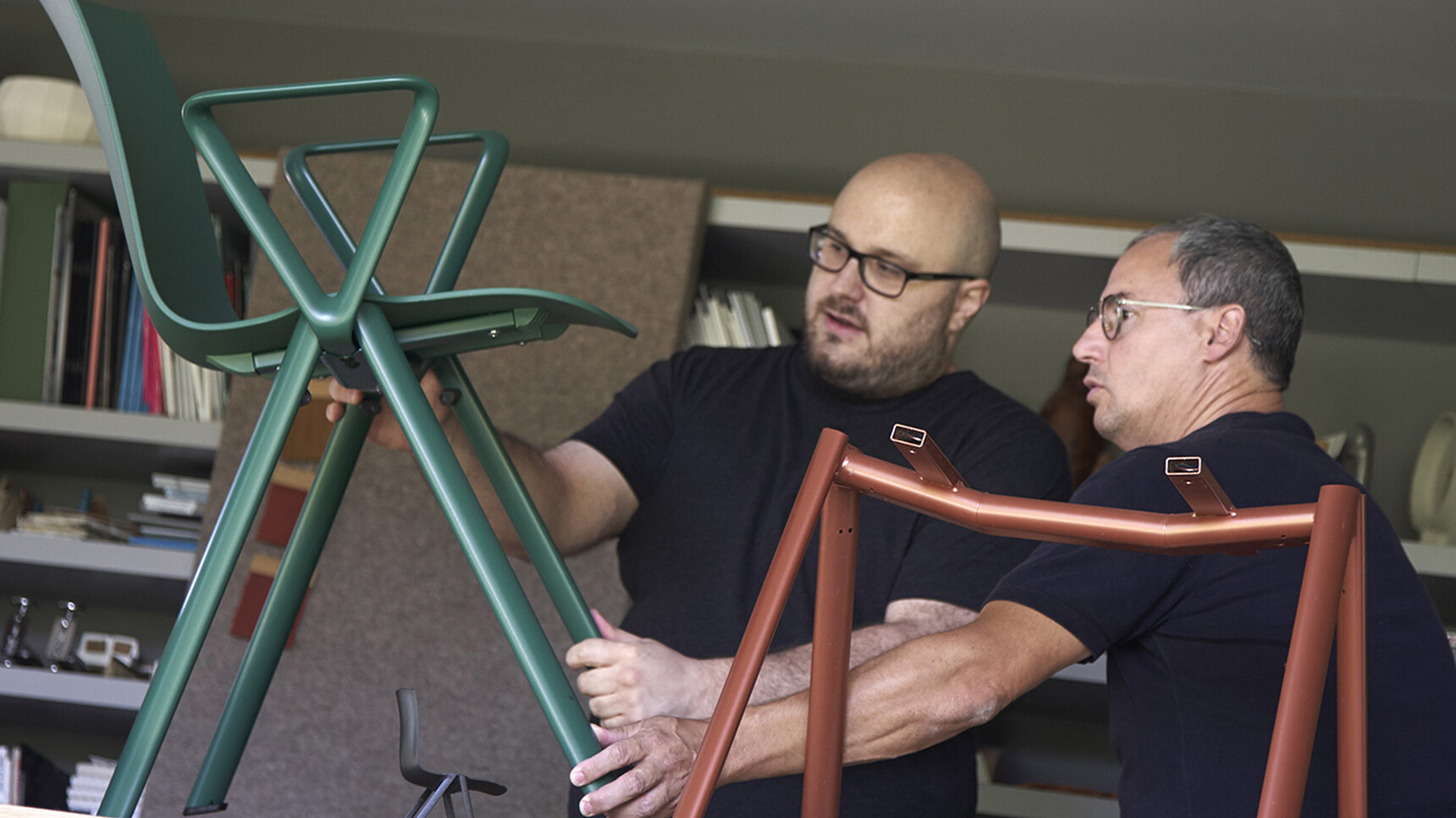 Verco Olivia Stackable Meeting Chair With Arms Family Image With Two People