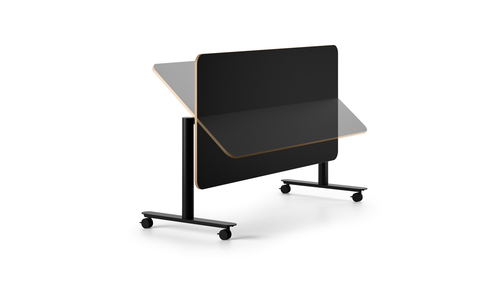 Bralco Nuvola r Flip Top Table On Castors Flipping Family Image