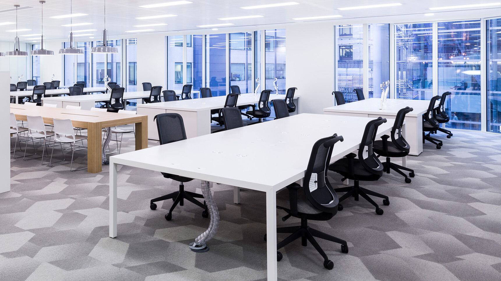 Various Orangebox Do Office Chairs In Grey Black Upholstery And Black Base Black White Frame At Desks White Finish