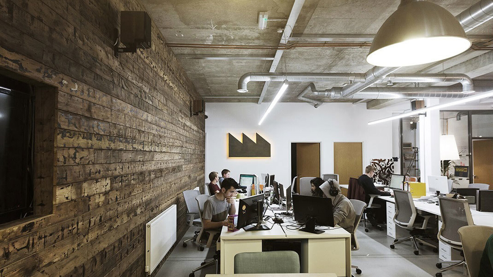 Various Workstories J1 Mesh Back Office Chairs Polished Base Grey Upholstery Office Environment