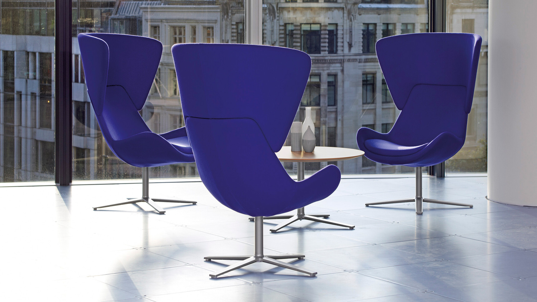 Orangebox Avi High Back Swivel Base Armchair Hunts Office