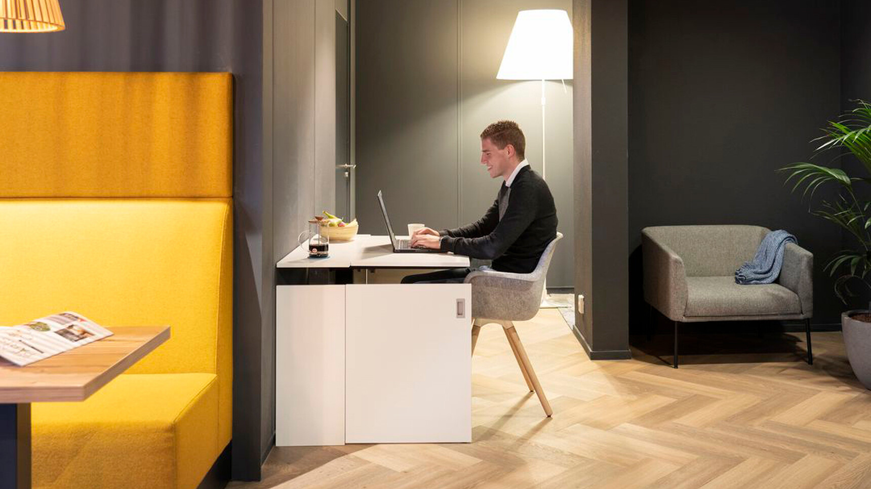 Home Fit sfeer wit C zonder plintuitsparing