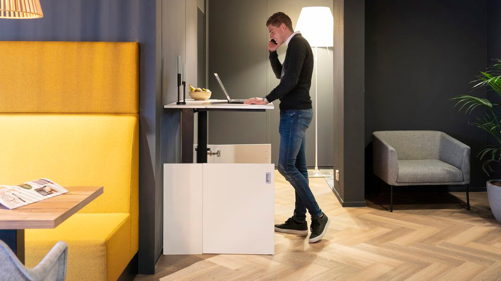 Home Fit sfeer wit D zonder plintuitsparing